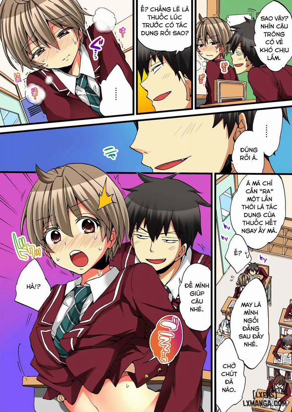 HentaiVN.net - Ảnh 13 - Cuộc Sống hóa gái của Haruka [Onna no Karada de iki Sugite Yabai!] - Chap 6