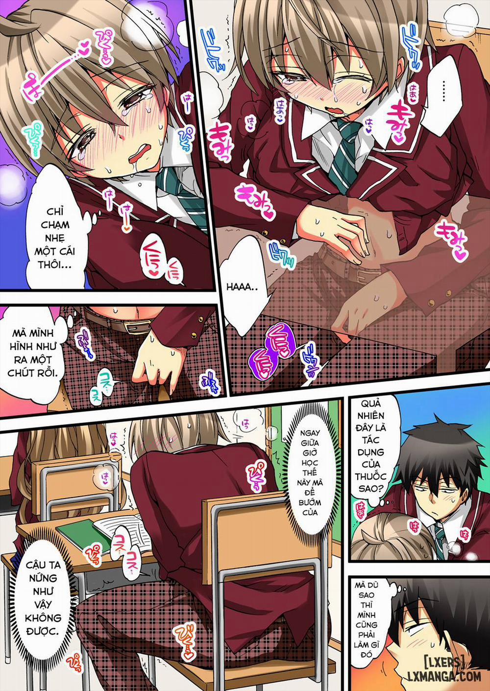 HentaiVN.net - Ảnh 16 - Cuộc Sống hóa gái của Haruka [Onna no Karada de iki Sugite Yabai!] - Chap 6