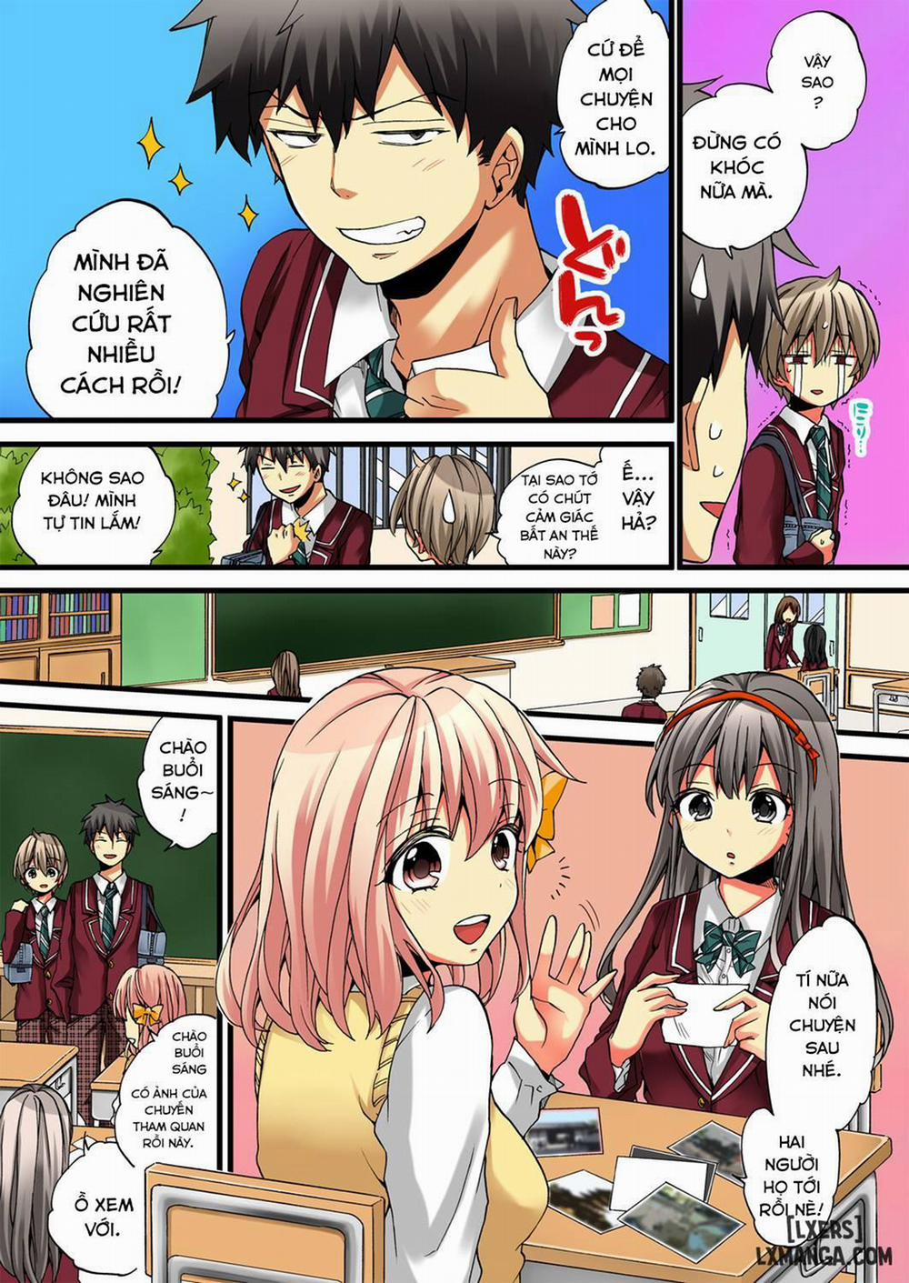 HentaiVN.net - Ảnh 3 - Cuộc Sống hóa gái của Haruka [Onna no Karada de iki Sugite Yabai!] - Chap 6