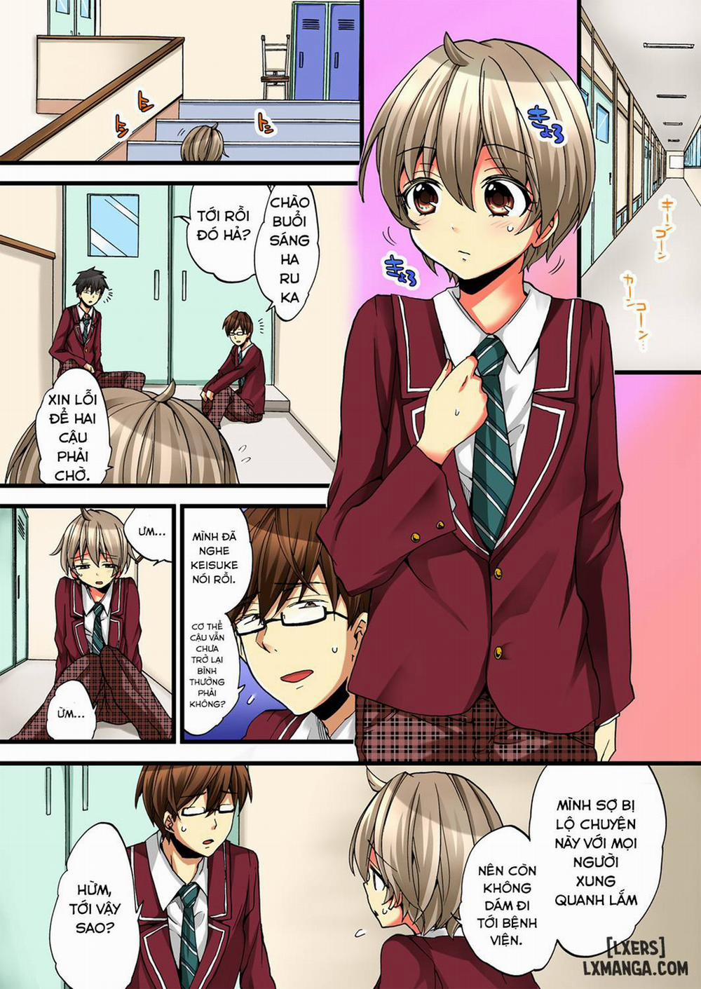 HentaiVN.net - Ảnh 5 - Cuộc Sống hóa gái của Haruka [Onna no Karada de iki Sugite Yabai!] - Chap 6