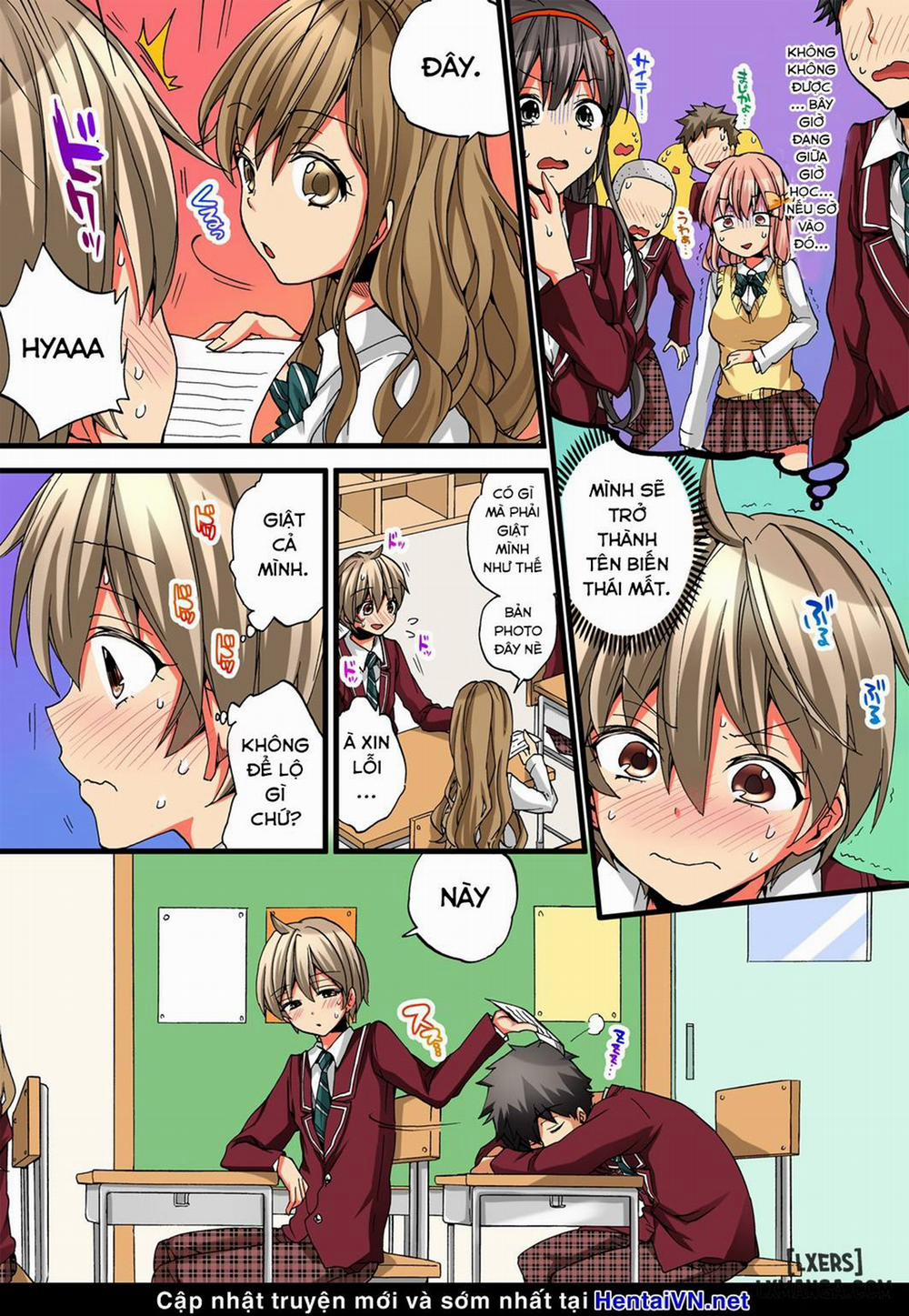 HentaiVN.net - Ảnh 10 - Cuộc Sống hóa gái của Haruka [Onna no Karada de iki Sugite Yabai!] - Chap 6