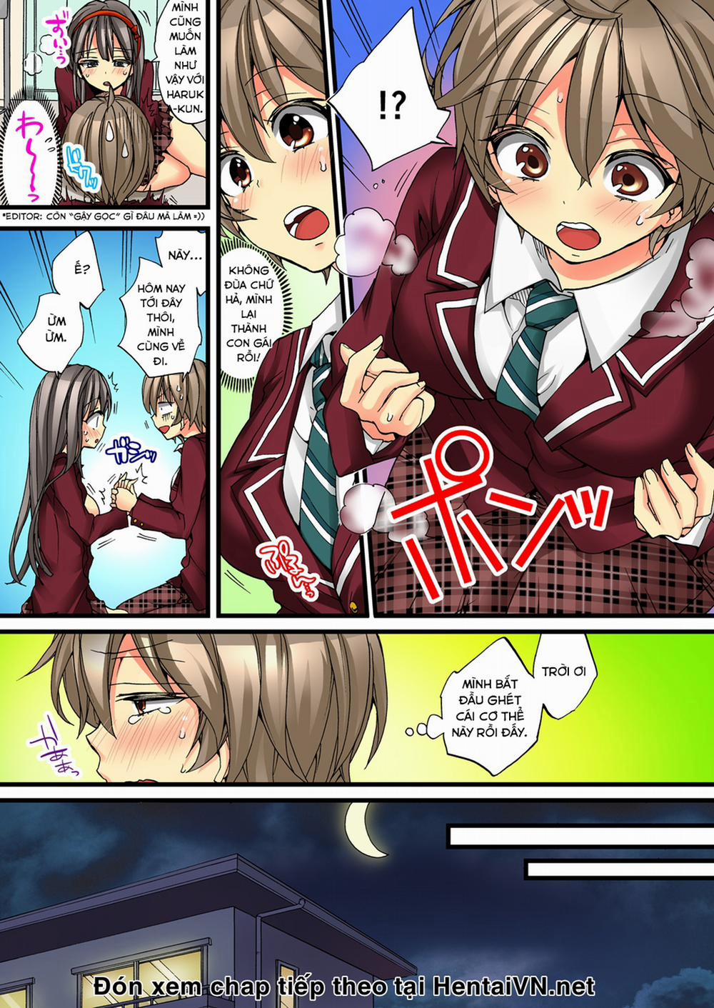 HentaiVN.net - Ảnh 23 - Cuộc Sống hóa gái của Haruka [Onna no Karada de iki Sugite Yabai!] - Chap 8