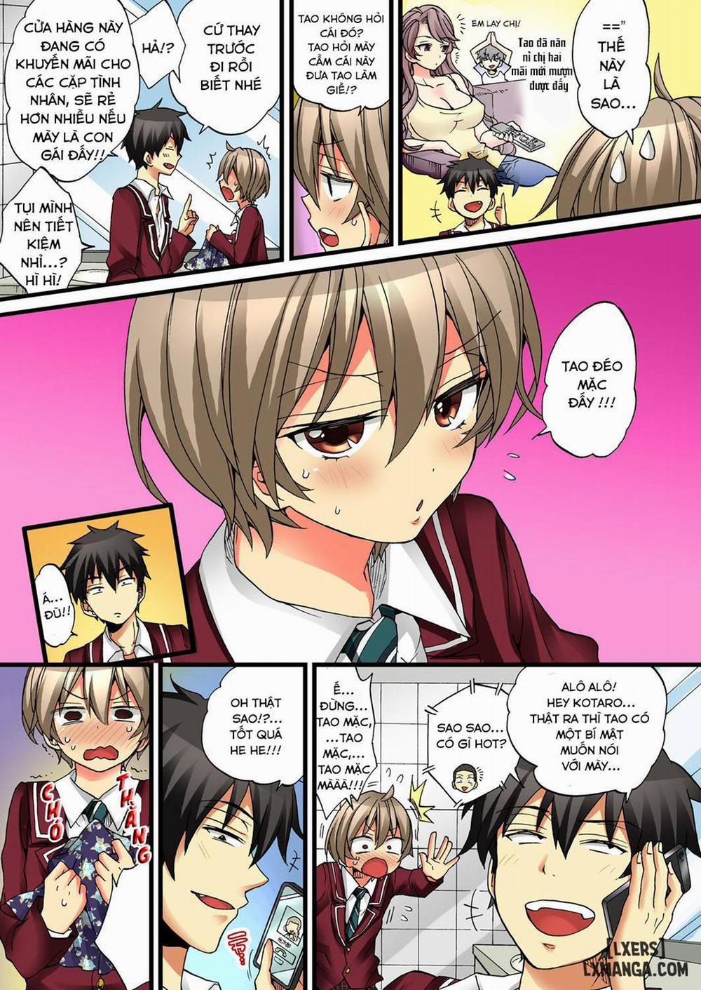 HentaiVN.net - Ảnh 4 - Cuộc Sống hóa gái của Haruka [Onna no Karada de iki Sugite Yabai!] - Chap 9
