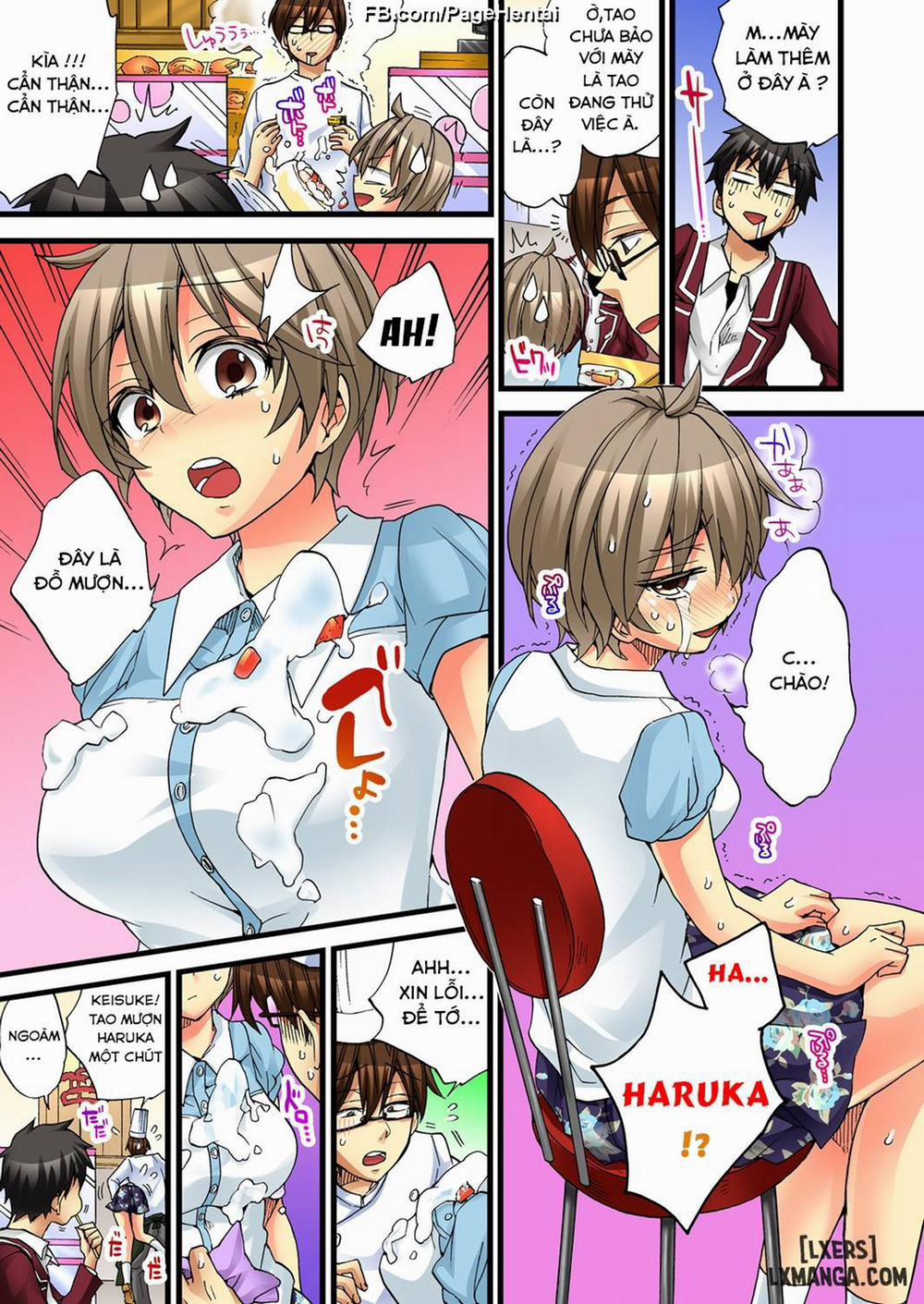 HentaiVN.net - Ảnh 8 - Cuộc Sống hóa gái của Haruka [Onna no Karada de iki Sugite Yabai!] - Chap 9