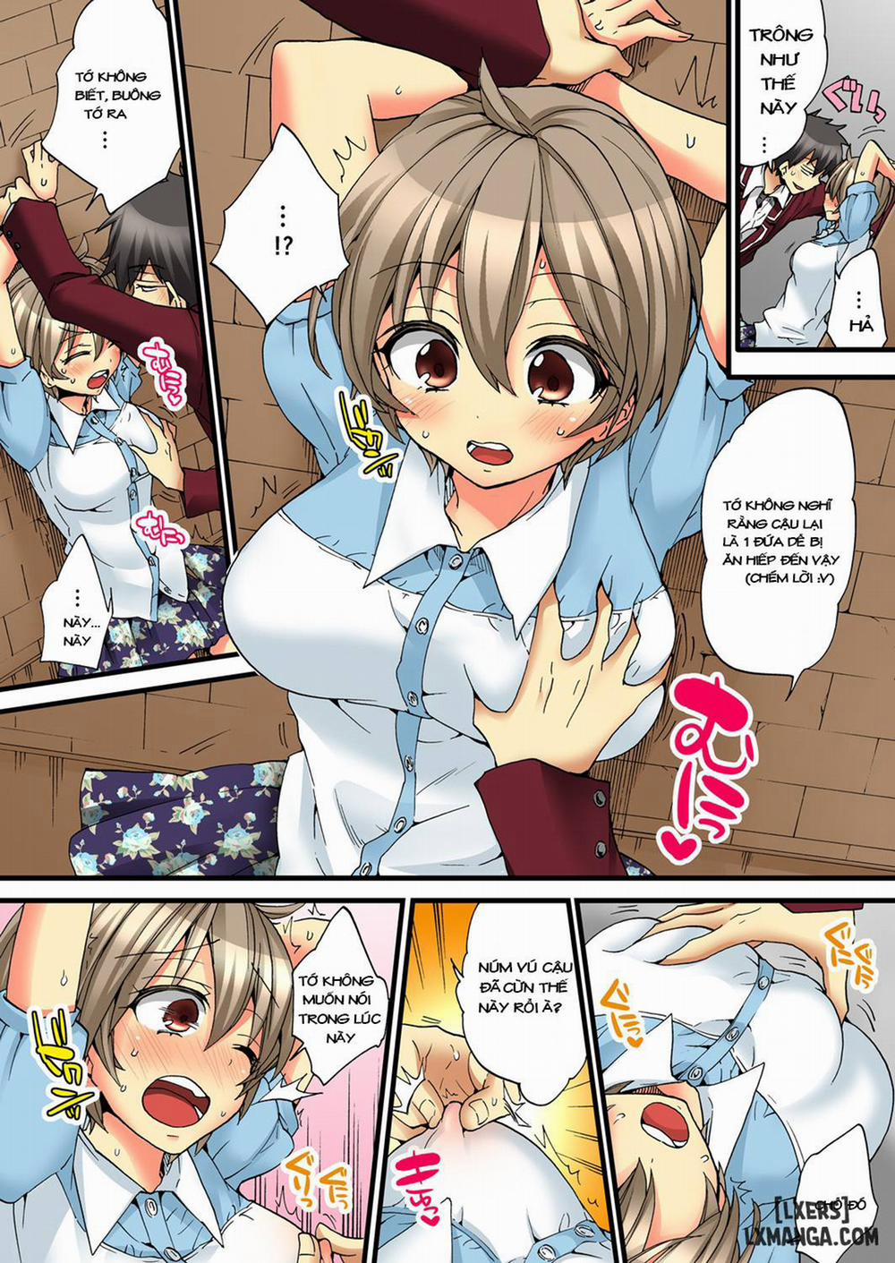HentaiVN.net - Ảnh 4 - Cuộc Sống hóa gái của Haruka [Onna no Karada de iki Sugite Yabai!] - Chap 10