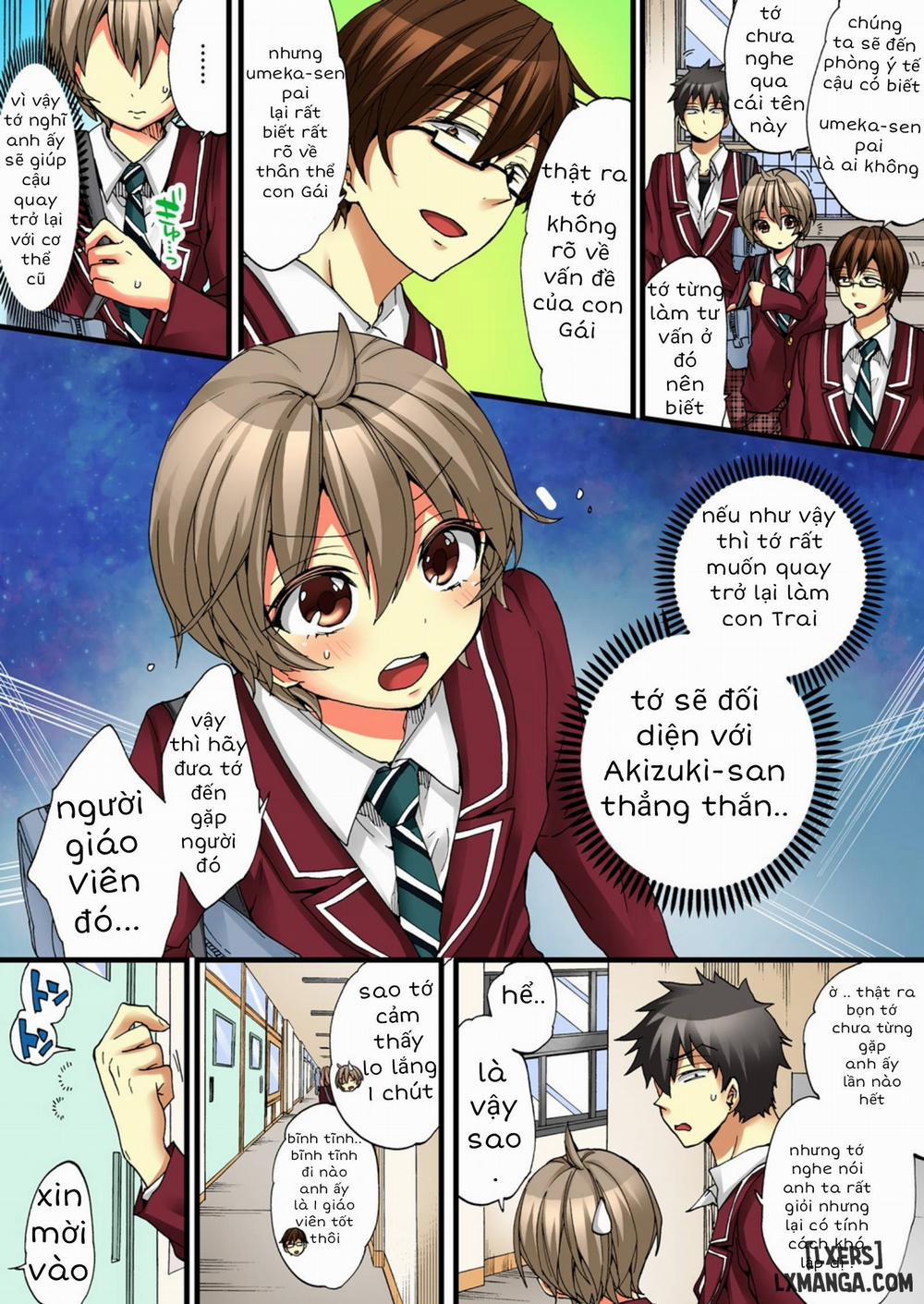 HentaiVN.net - Ảnh 5 - Cuộc Sống hóa gái của Haruka [Onna no Karada de iki Sugite Yabai!] - Chap 11