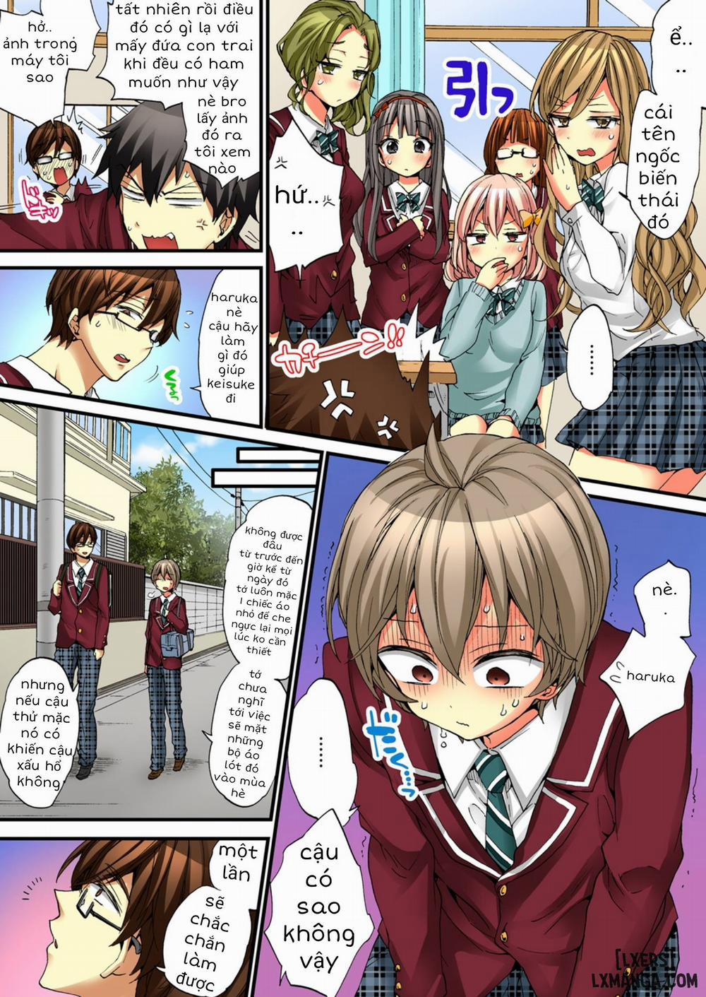 HentaiVN.net - Ảnh 4 - Cuộc Sống hóa gái của Haruka [Onna no Karada de iki Sugite Yabai!] - Chap 12