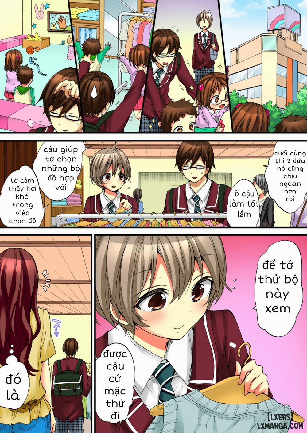 HentaiVN.net - Ảnh 6 - Cuộc Sống hóa gái của Haruka [Onna no Karada de iki Sugite Yabai!] - Chap 12