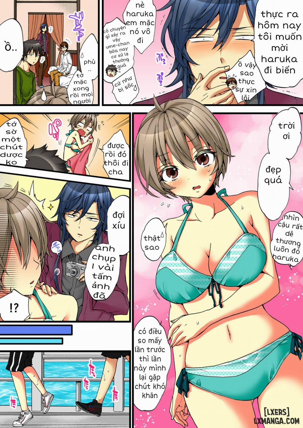 HentaiVN.net - Ảnh 4 - Cuộc Sống hóa gái của Haruka [Onna no Karada de iki Sugite Yabai!] - Chap 14