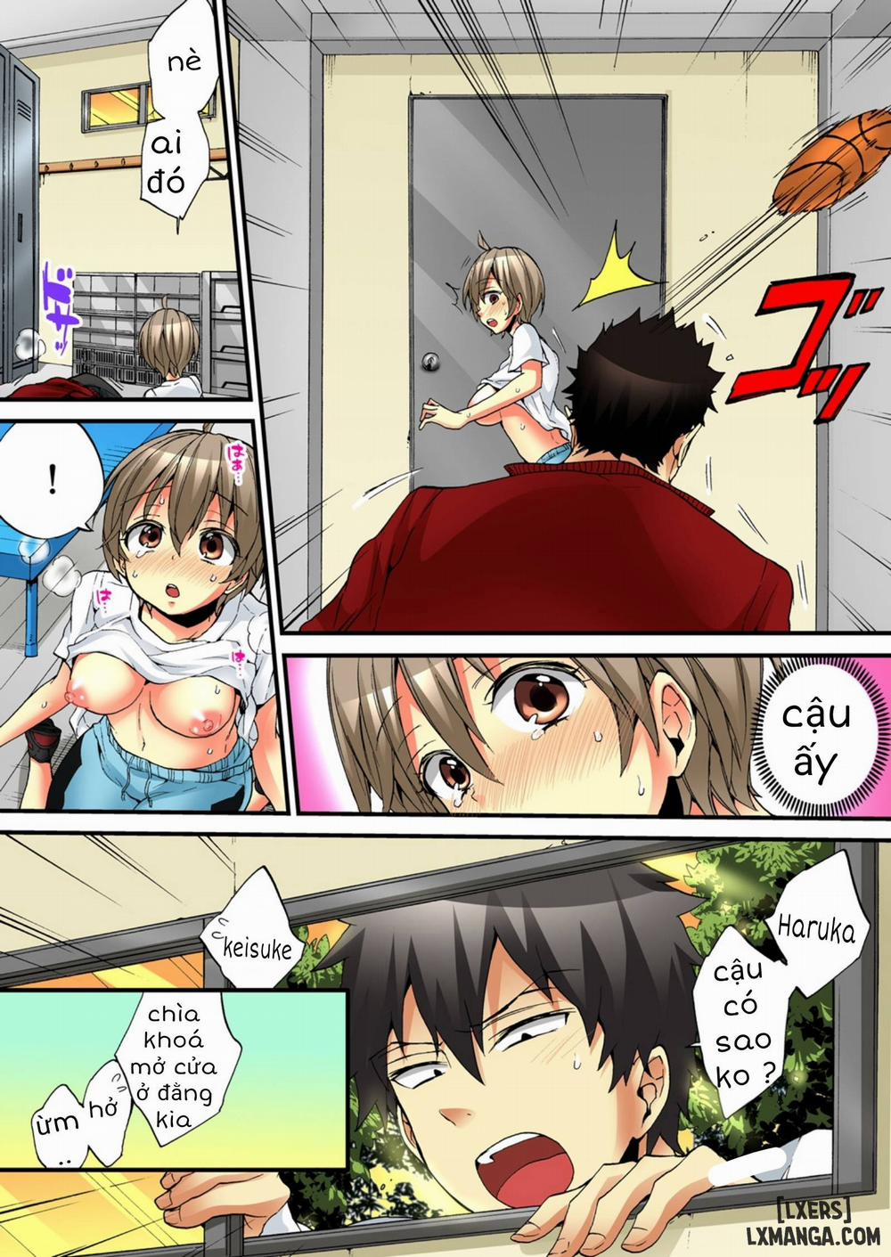 HentaiVN.net - Ảnh 16 - Cuộc Sống hóa gái của Haruka [Onna no Karada de iki Sugite Yabai!] - Chap 16