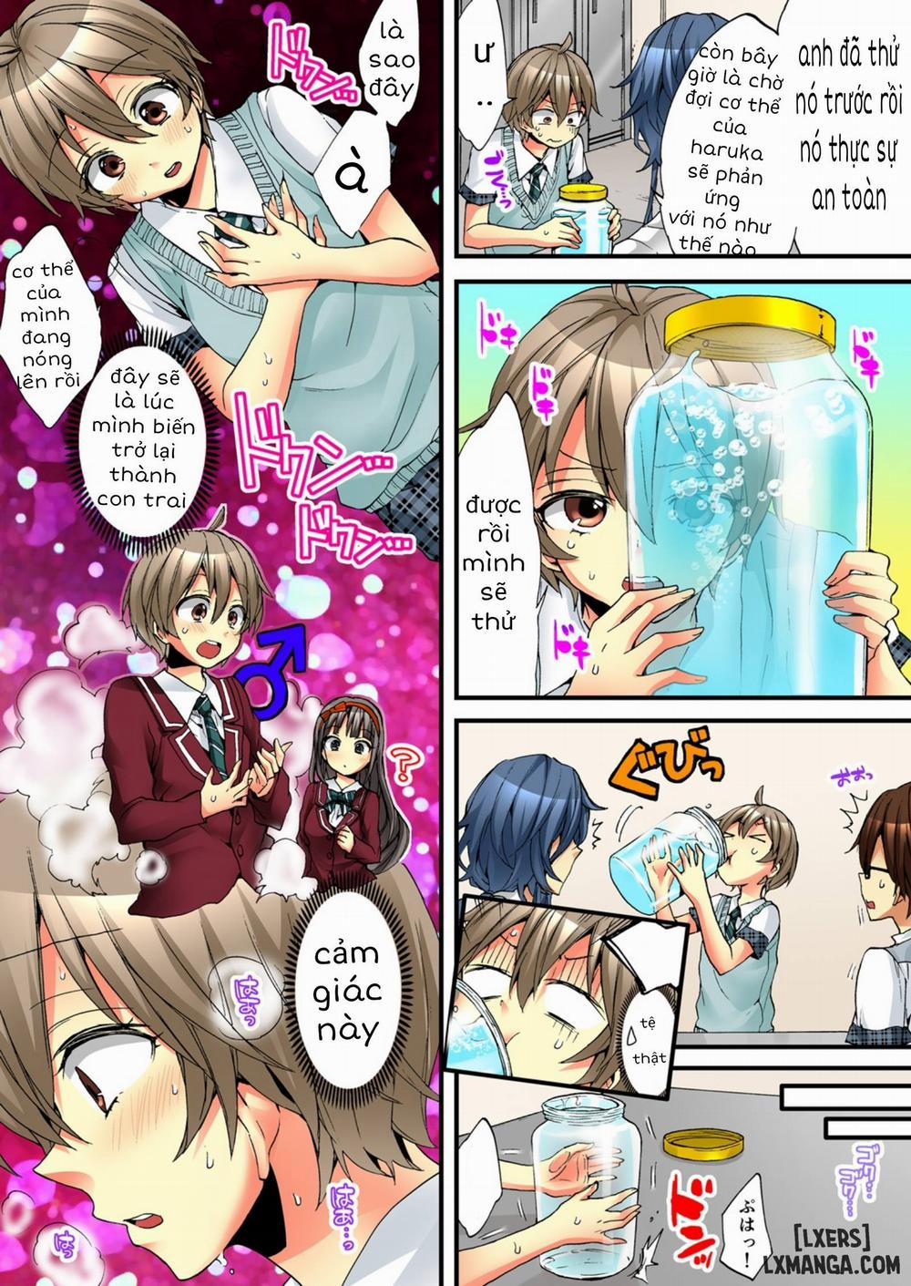 HentaiVN.net - Ảnh 20 - Cuộc Sống hóa gái của Haruka [Onna no Karada de iki Sugite Yabai!] - Chap 16
