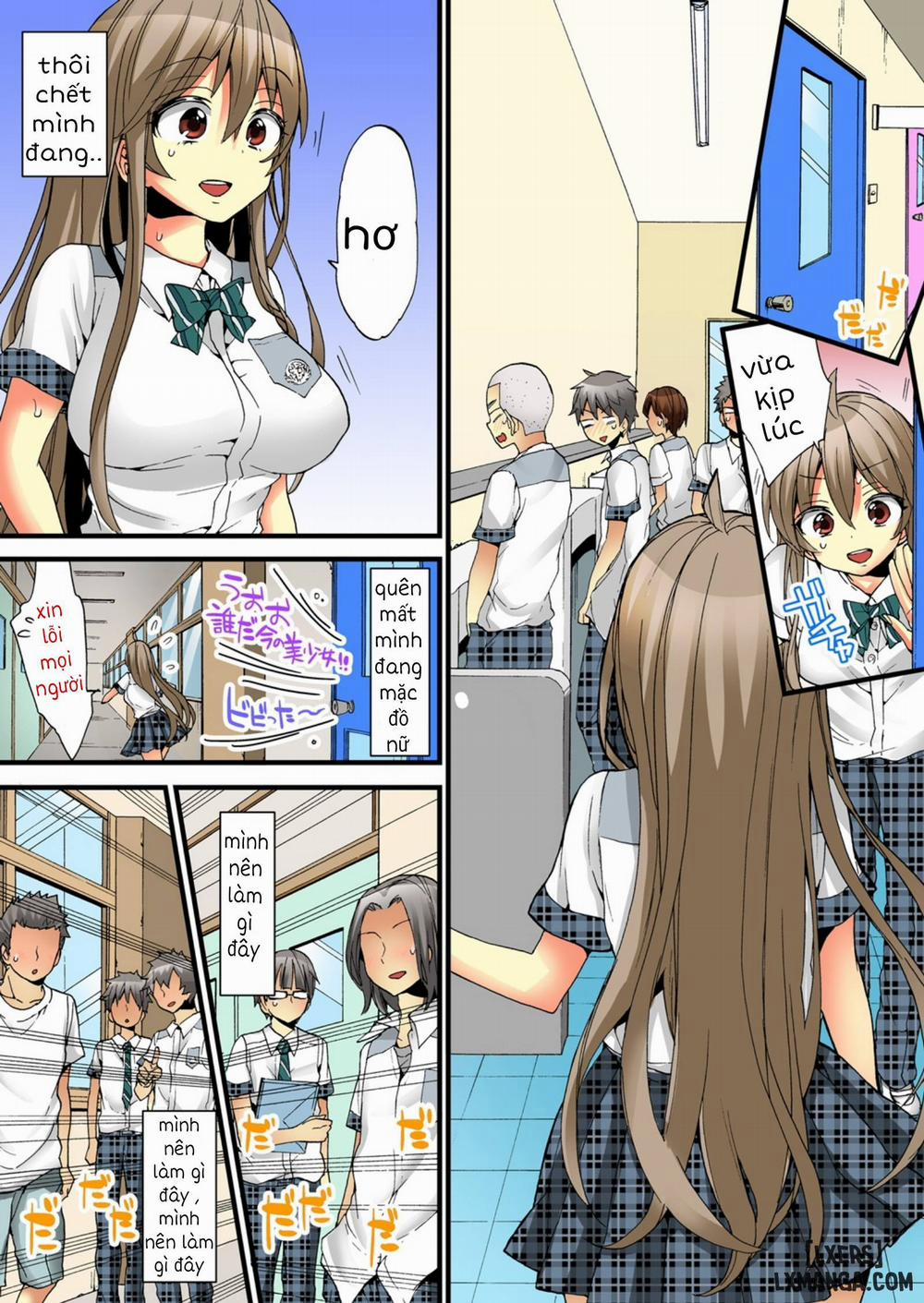 HentaiVN.net - Ảnh 7 - Cuộc Sống hóa gái của Haruka [Onna no Karada de iki Sugite Yabai!] - Chap 17