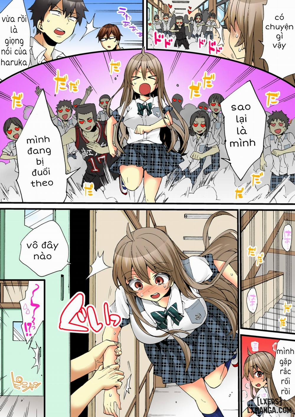 HentaiVN.net - Ảnh 9 - Cuộc Sống hóa gái của Haruka [Onna no Karada de iki Sugite Yabai!] - Chap 17