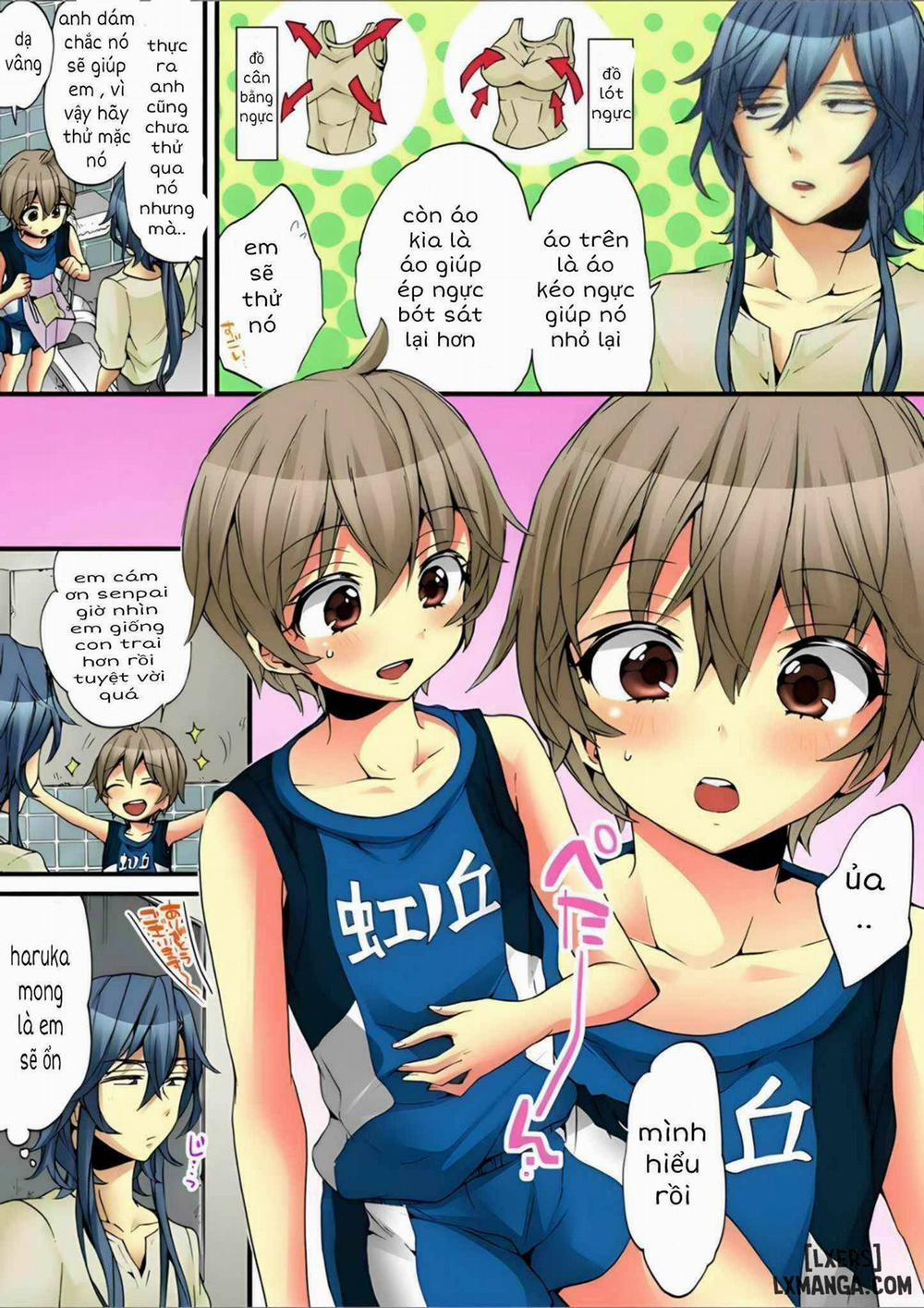 HentaiVN.net - Ảnh 9 - Cuộc Sống hóa gái của Haruka [Onna no Karada de iki Sugite Yabai!] - Chap 19
