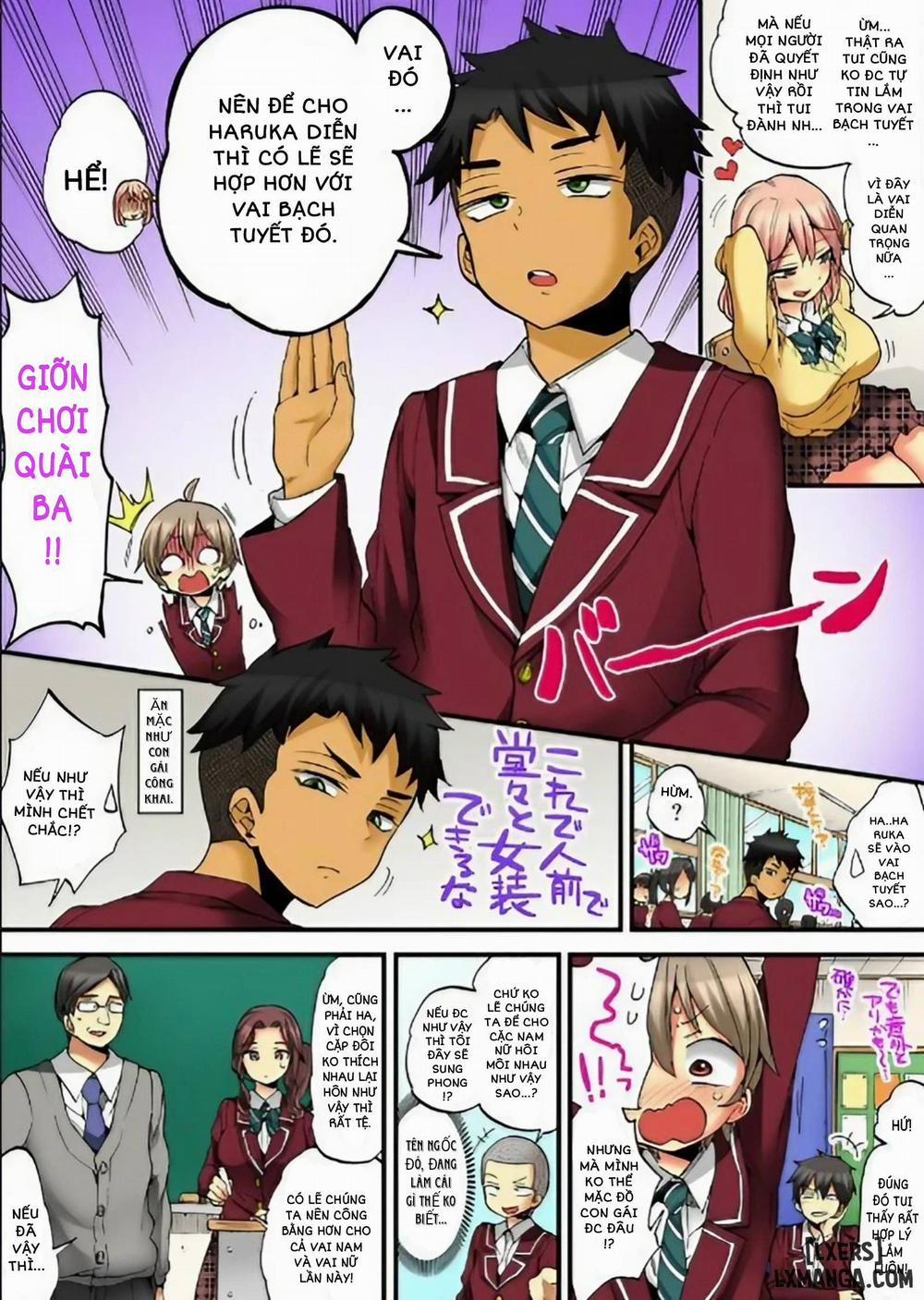 HentaiVN.net - Ảnh 5 - Cuộc Sống hóa gái của Haruka [Onna no Karada de iki Sugite Yabai!] - Chap 24