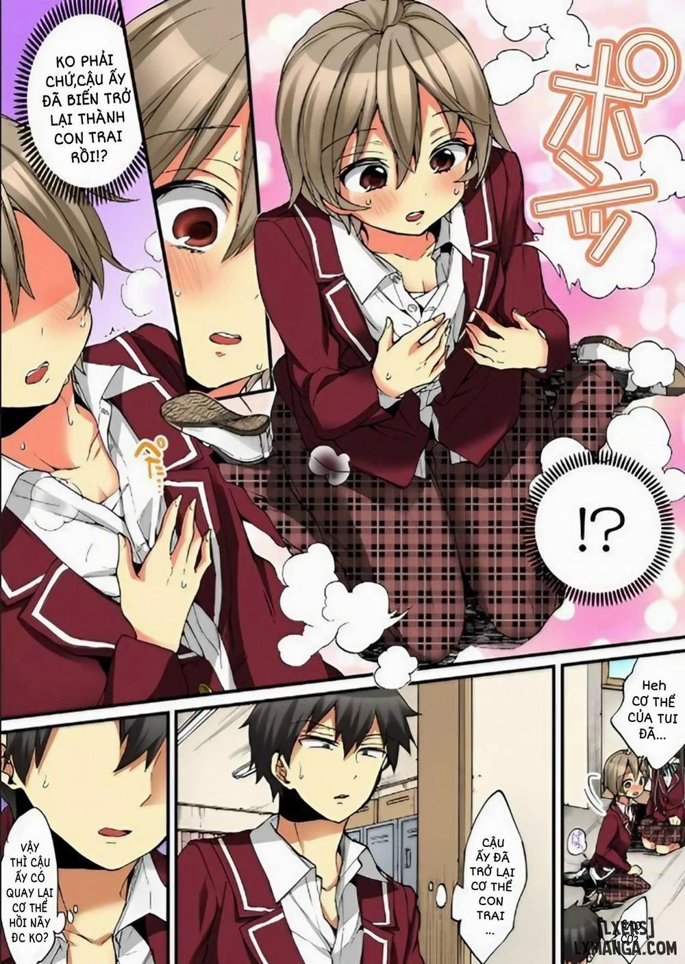 HentaiVN.net - Ảnh 9 - Cuộc Sống hóa gái của Haruka [Onna no Karada de iki Sugite Yabai!] - Chap 25