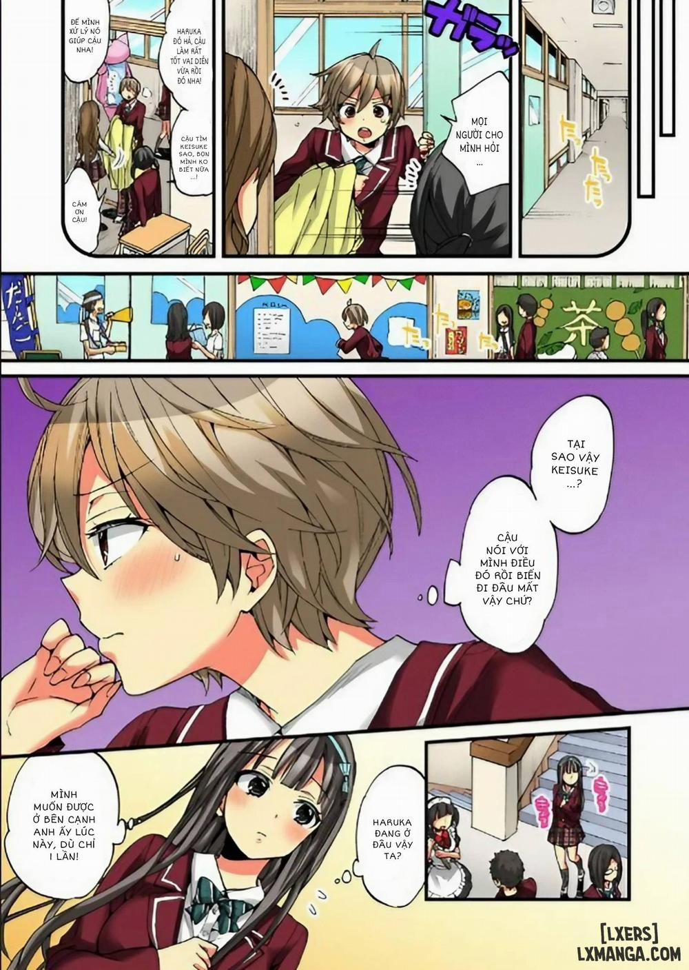 HentaiVN.net - Ảnh 16 - Cuộc Sống hóa gái của Haruka [Onna no Karada de iki Sugite Yabai!] - Chap 27