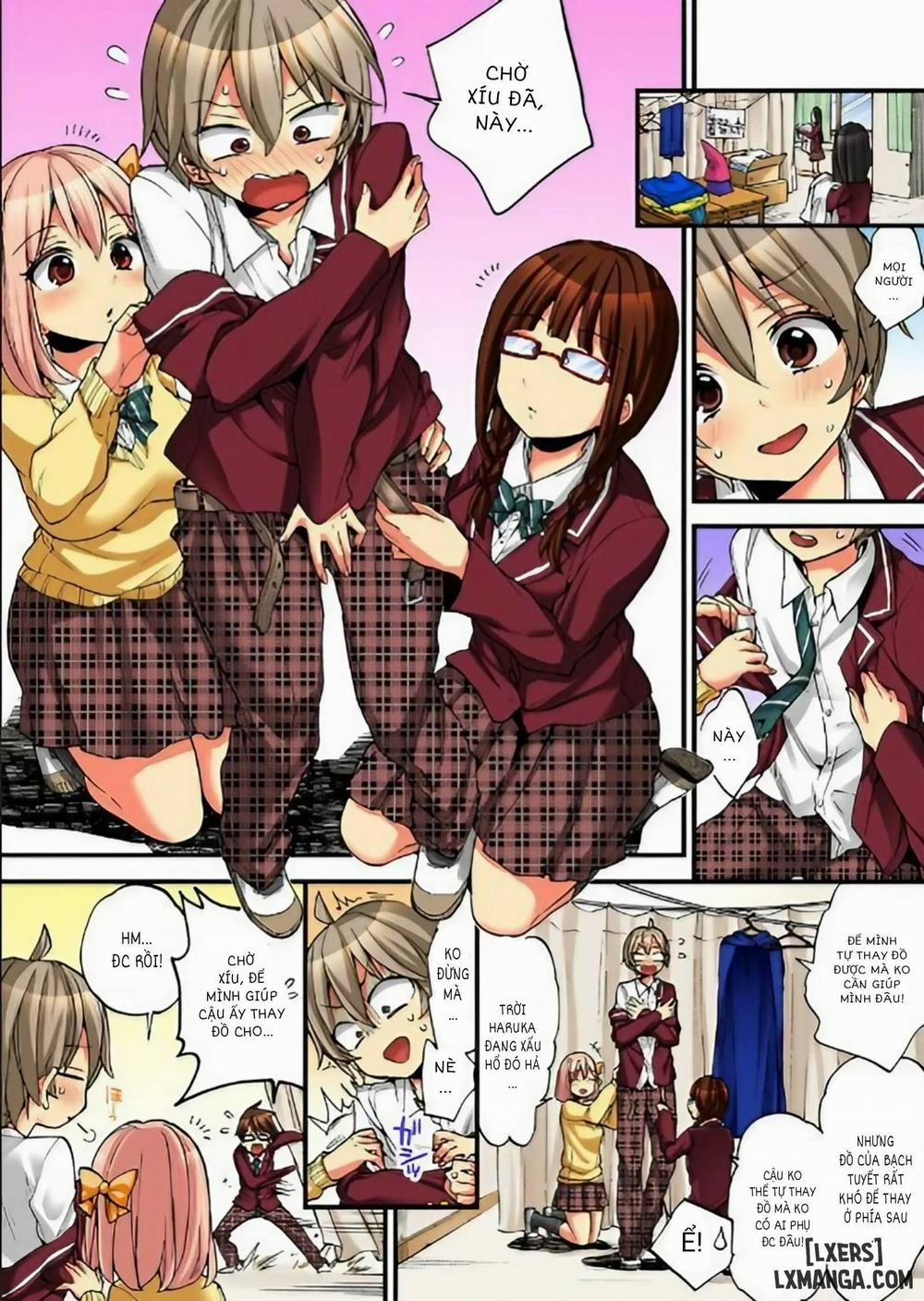 HentaiVN.net - Ảnh 3 - Cuộc Sống hóa gái của Haruka [Onna no Karada de iki Sugite Yabai!] - Chap 27