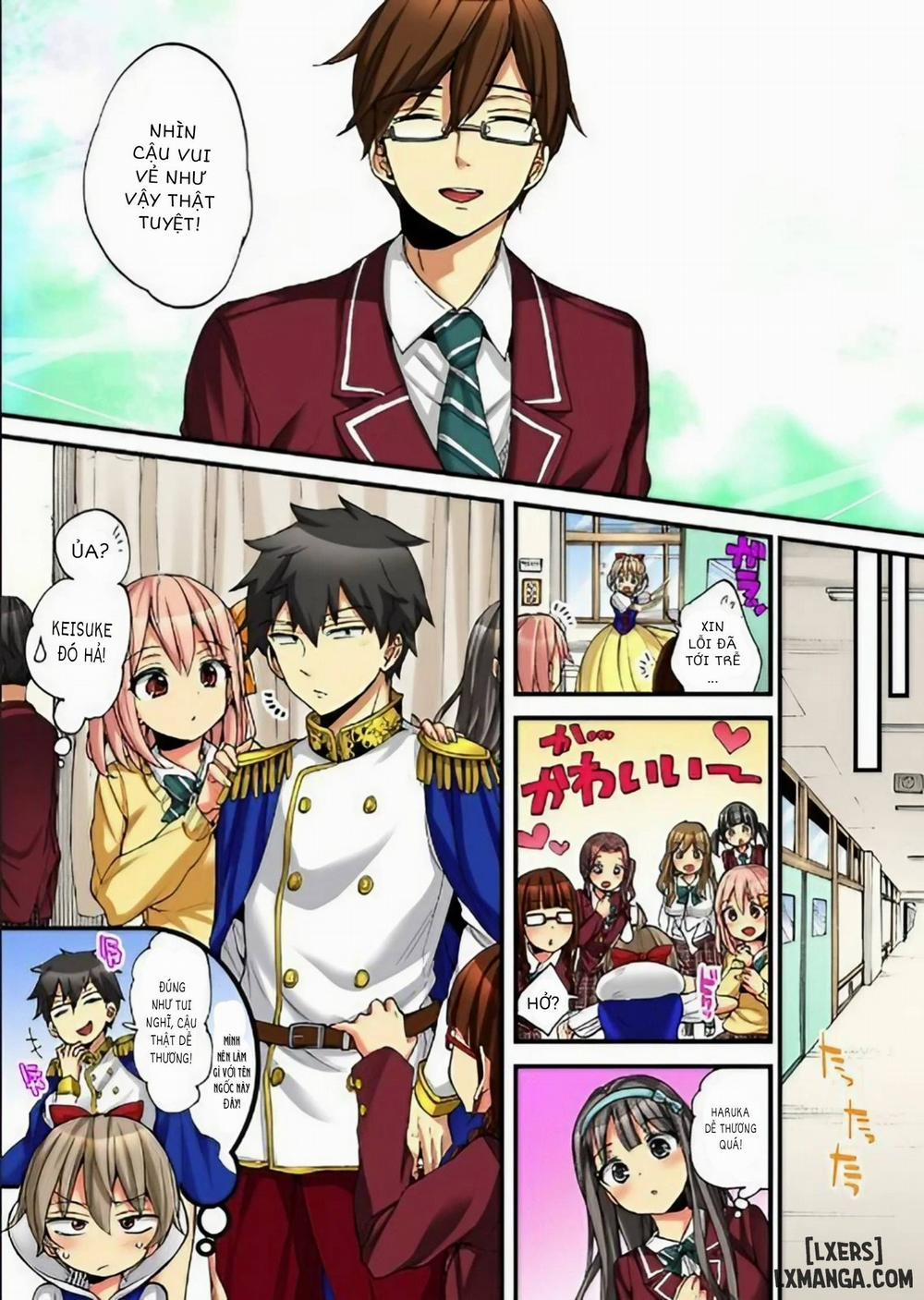 HentaiVN.net - Ảnh 7 - Cuộc Sống hóa gái của Haruka [Onna no Karada de iki Sugite Yabai!] - Chap 27