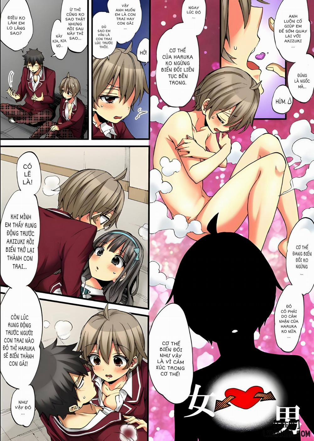 HentaiVN.net - Ảnh 21 - Cuộc Sống hóa gái của Haruka [Onna no Karada de iki Sugite Yabai!] - Chap 28