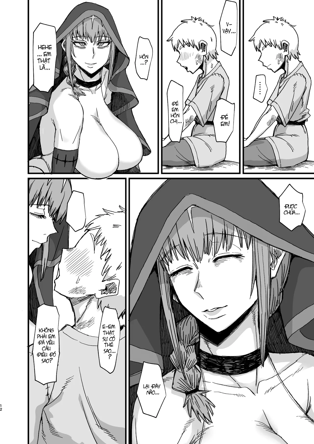 HentaiVN.net - Ảnh 10 - [Kireinabuta (Butachang)] Majo no Niku | Witch Meat - OneShot