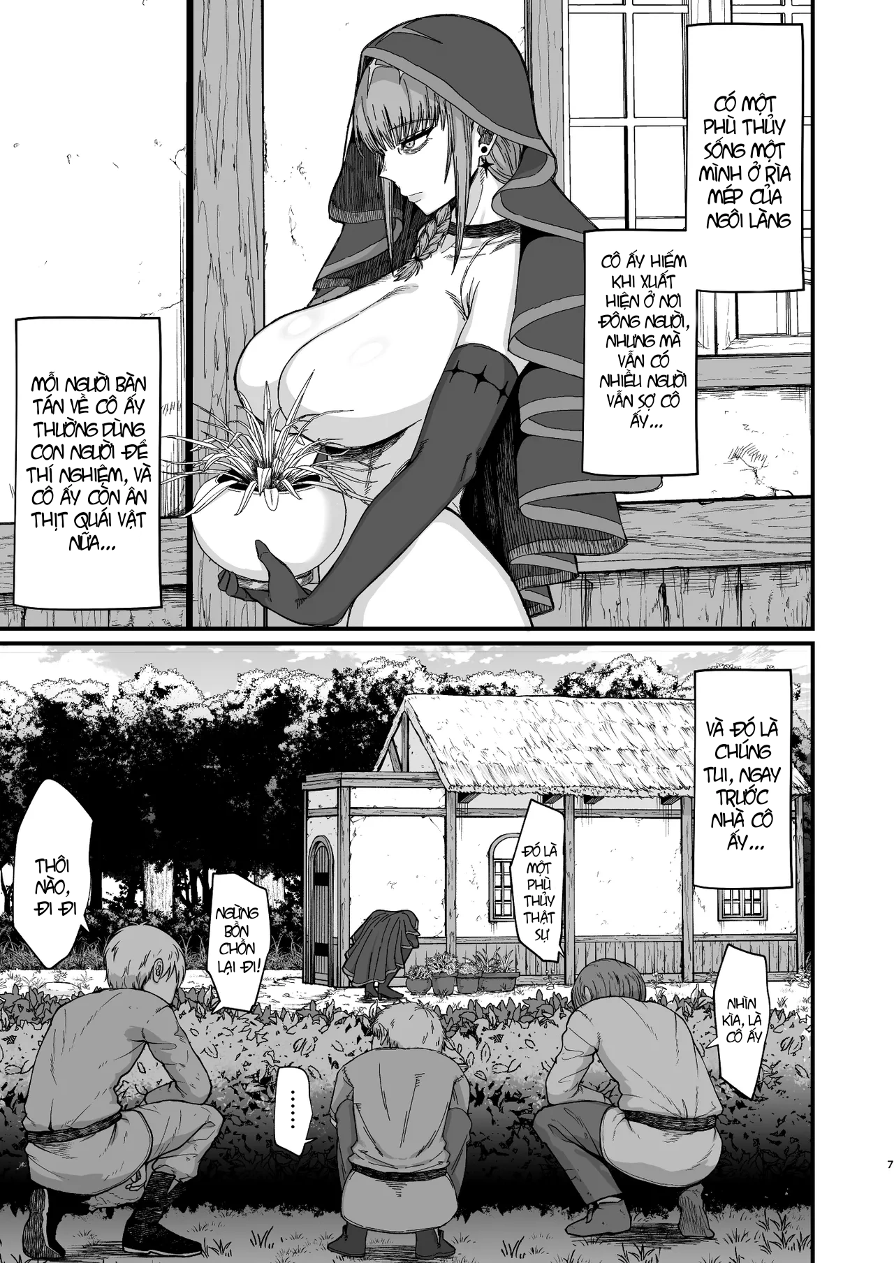 HentaiVN.net - Ảnh 5 - [Kireinabuta (Butachang)] Majo no Niku | Witch Meat - OneShot