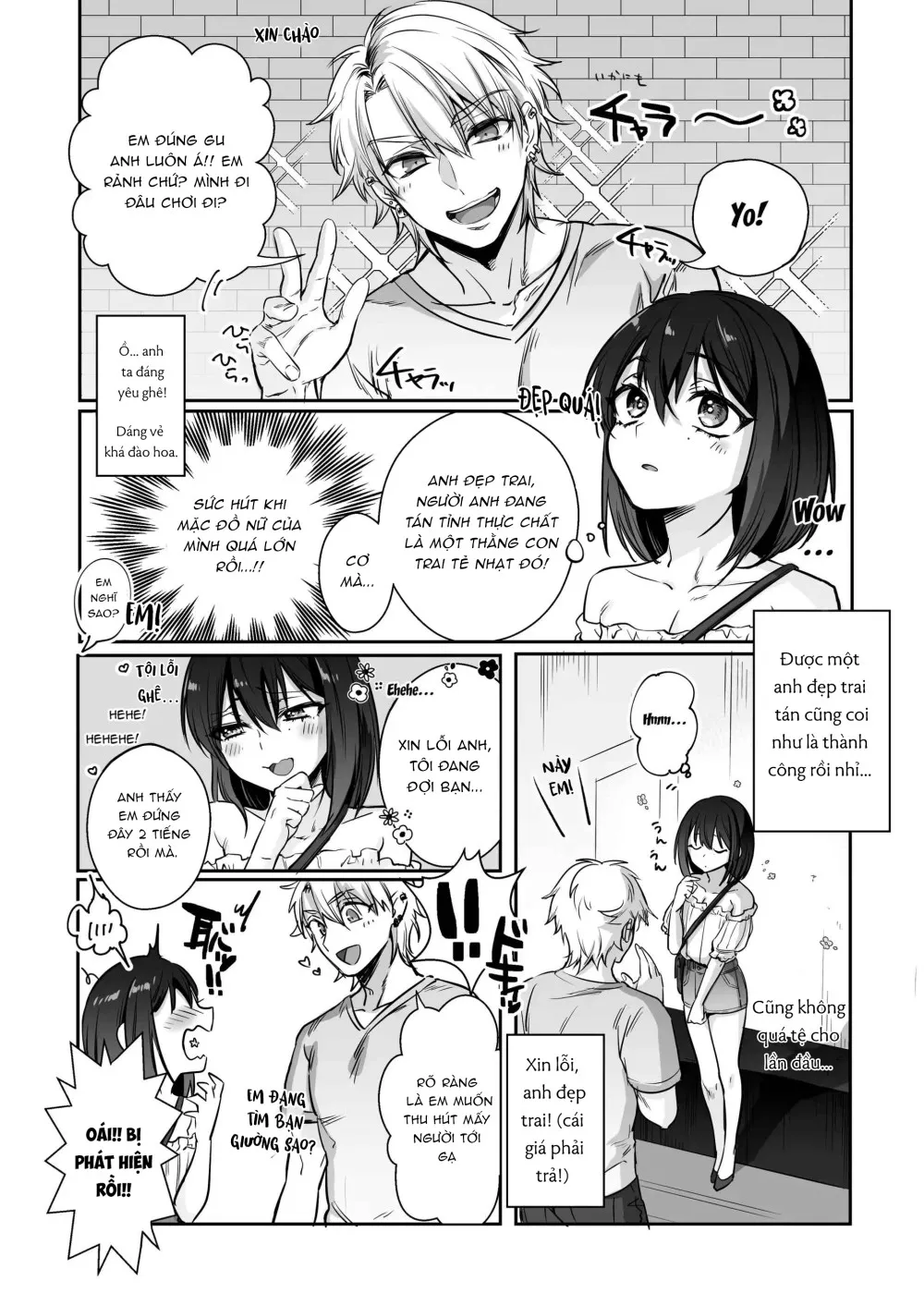 HentaiVN.net - Ảnh 6 - Shoshinsha Josou Danshi ♂ o Mesuochi Sasetemita! - chap 1