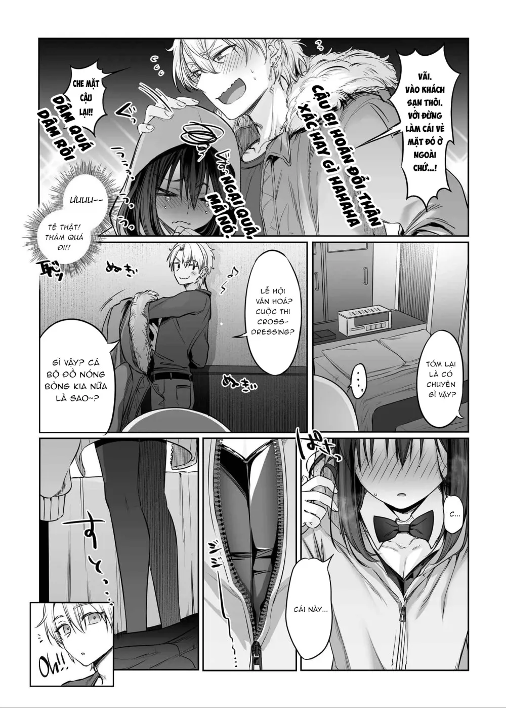 HentaiVN.net - Ảnh 11 - Shoshinsha Josou Danshi ♂ o Mesuochi Sasetemita! - chap 2