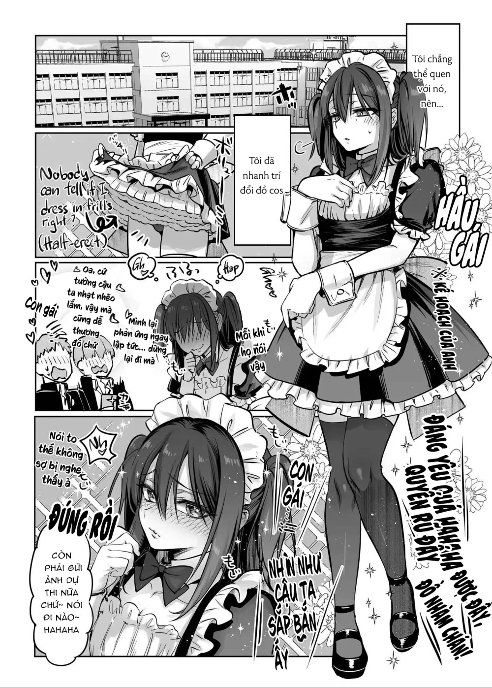 HentaiVN.net - Ảnh 31 - Shoshinsha Josou Danshi ♂ o Mesuochi Sasetemita! - chap 2
