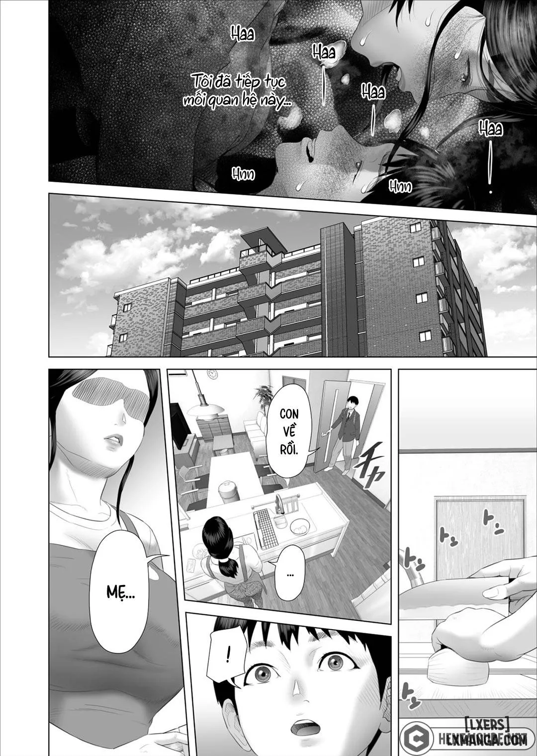 HentaiVN.net - Ảnh 12 - Kinjo Yuuwaku Boku ga Okaa-san to Konna Koto ni Nacchau Hanashi (5-END) - Chương 5
