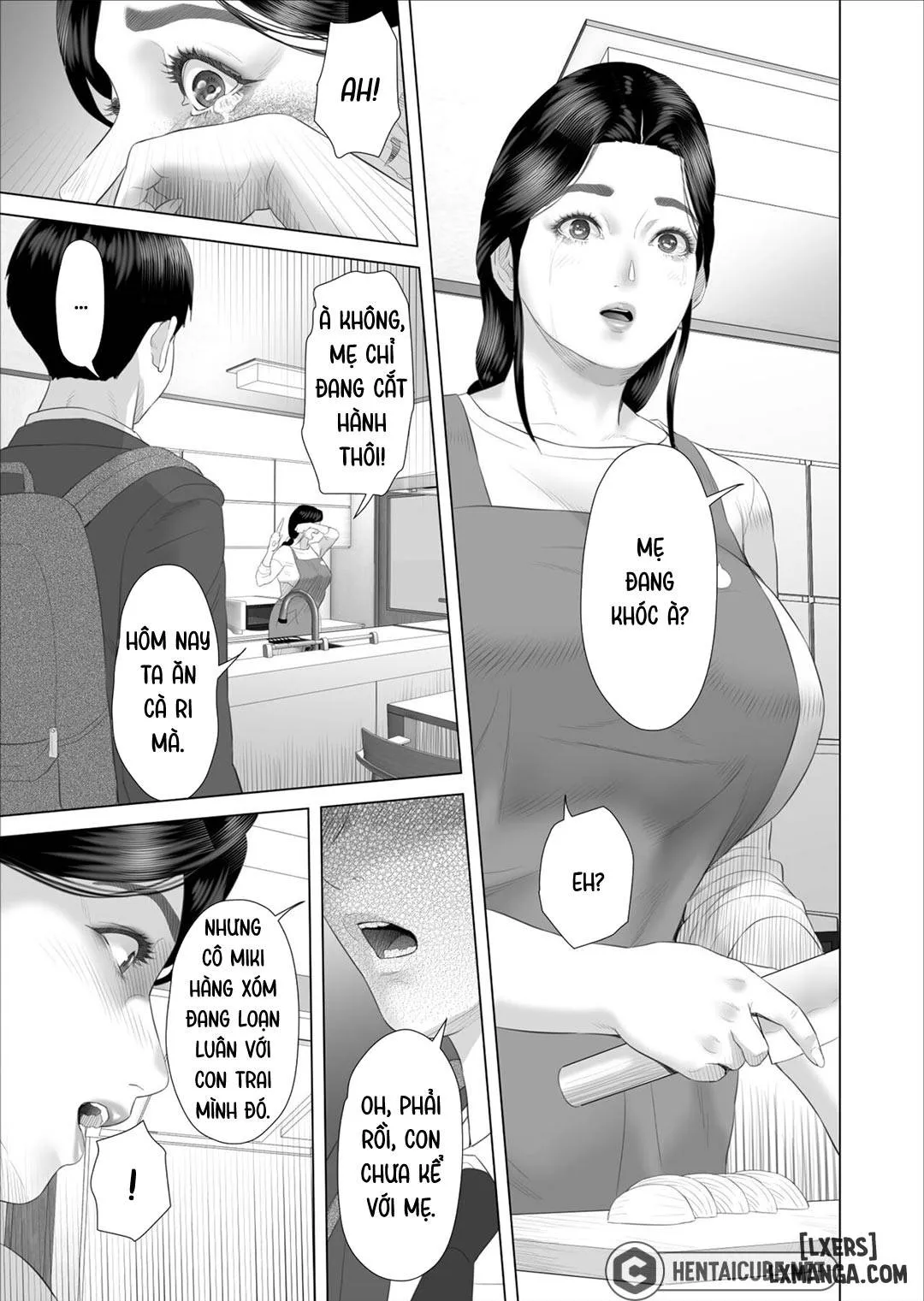 HentaiVN.net - Ảnh 13 - Kinjo Yuuwaku Boku ga Okaa-san to Konna Koto ni Nacchau Hanashi (5-END) - Chương 5
