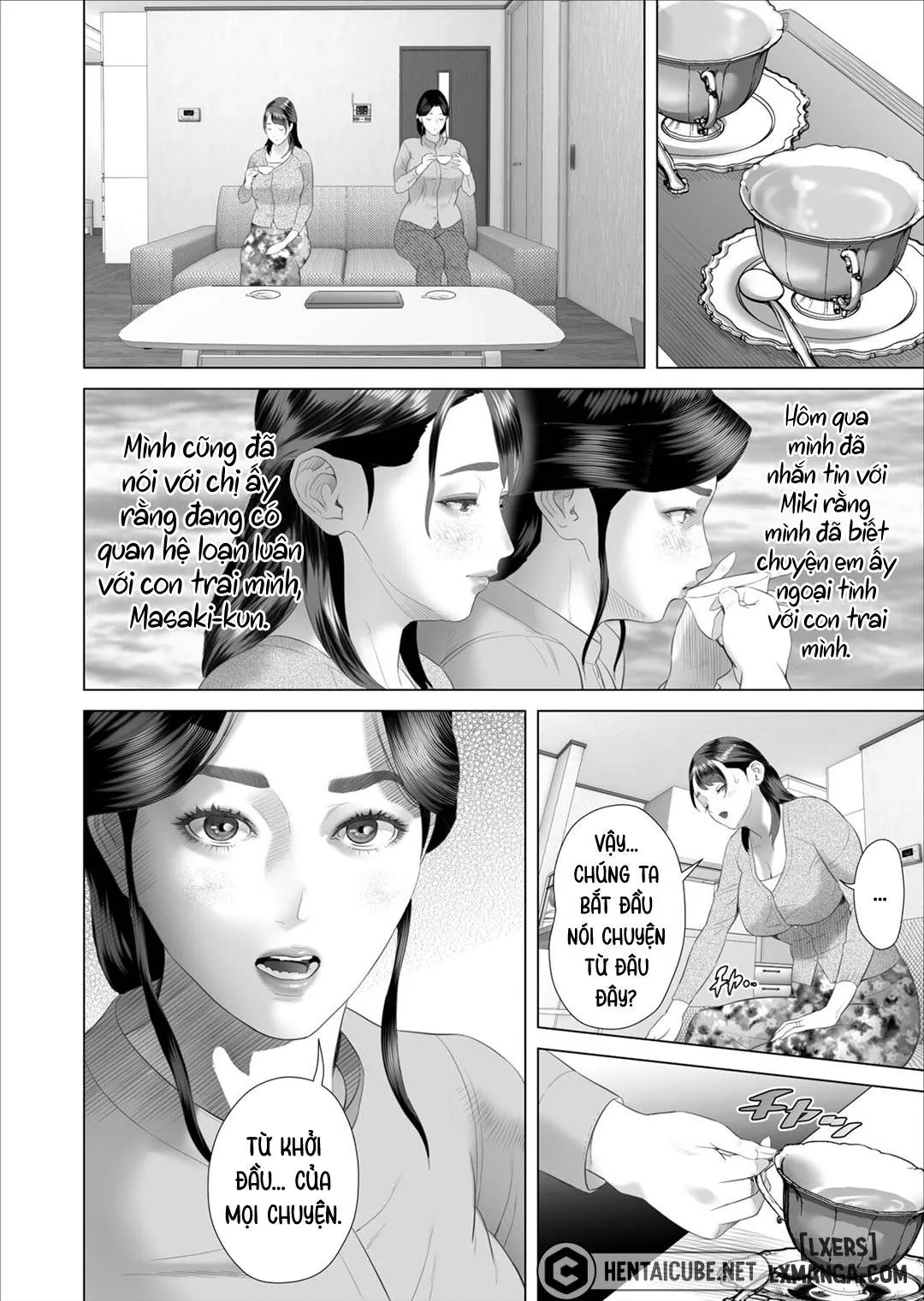 HentaiVN.net - Ảnh 16 - Kinjo Yuuwaku Boku ga Okaa-san to Konna Koto ni Nacchau Hanashi (5-END) - Chương 5