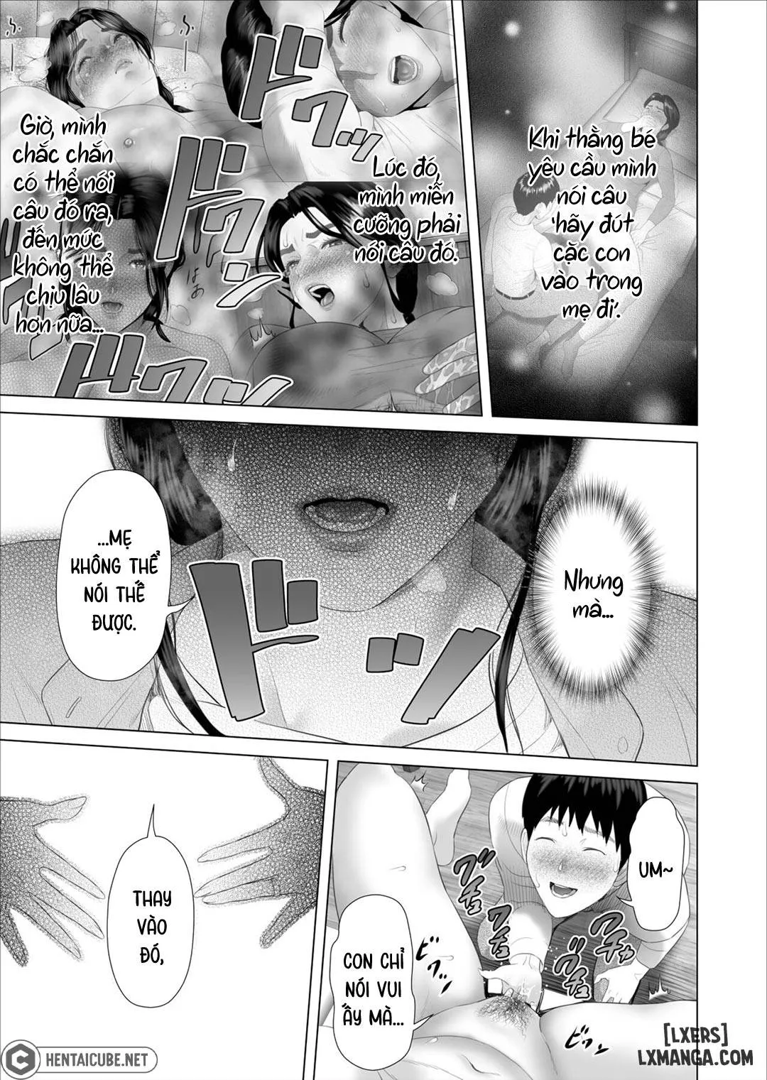 HentaiVN.net - Ảnh 25 - Kinjo Yuuwaku Boku ga Okaa-san to Konna Koto ni Nacchau Hanashi (5-END) - Chương 5