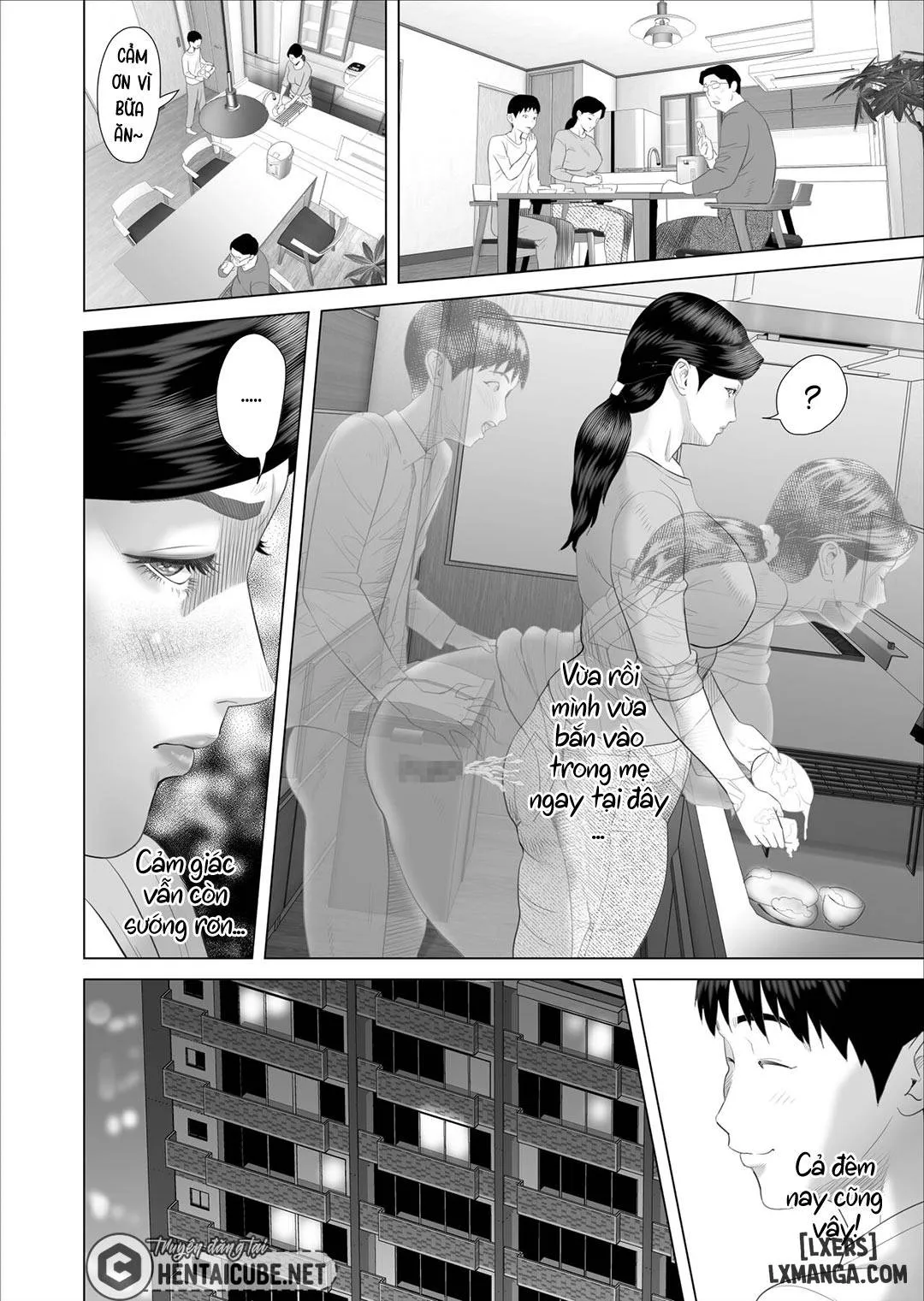 HentaiVN.net - Ảnh 33 - Kinjo Yuuwaku Boku ga Okaa-san to Konna Koto ni Nacchau Hanashi (5-END) - Chương 6