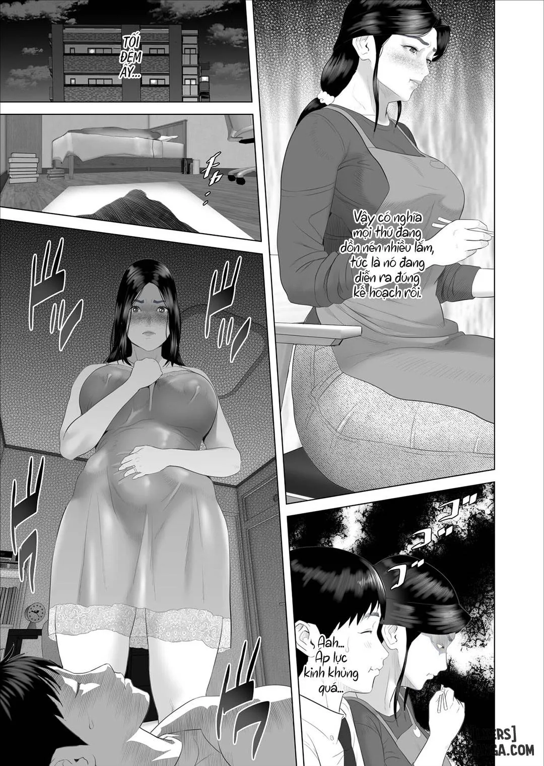 HentaiVN.net - Ảnh 28 - Kinjo Yuuwaku Boku ga Okaa-san to Konna Koto ni Nacchau Hanashi (5-END) - Chương 7