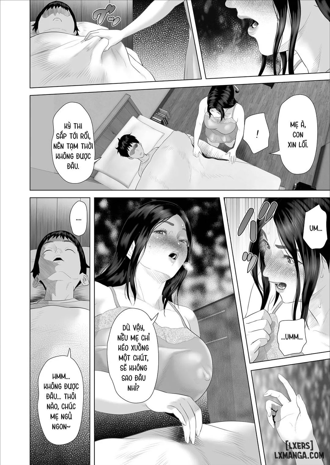 HentaiVN.net - Ảnh 29 - Kinjo Yuuwaku Boku ga Okaa-san to Konna Koto ni Nacchau Hanashi (5-END) - Chương 7