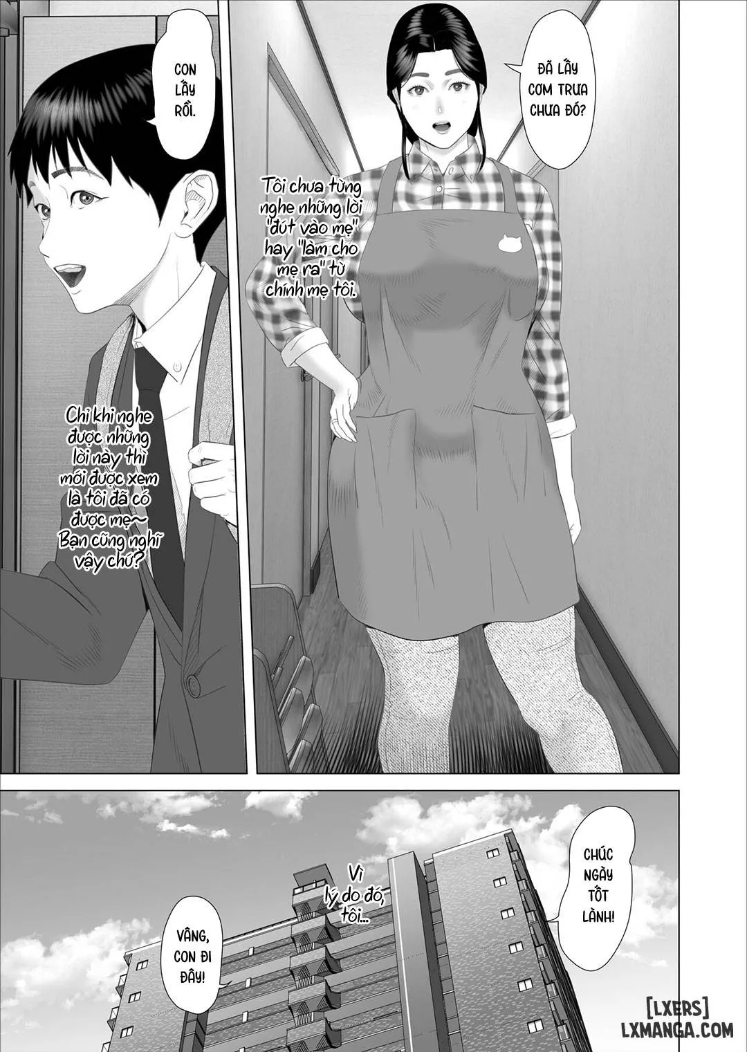 HentaiVN.net - Ảnh 4 - Kinjo Yuuwaku Boku ga Okaa-san to Konna Koto ni Nacchau Hanashi (5-END) - Chương 7