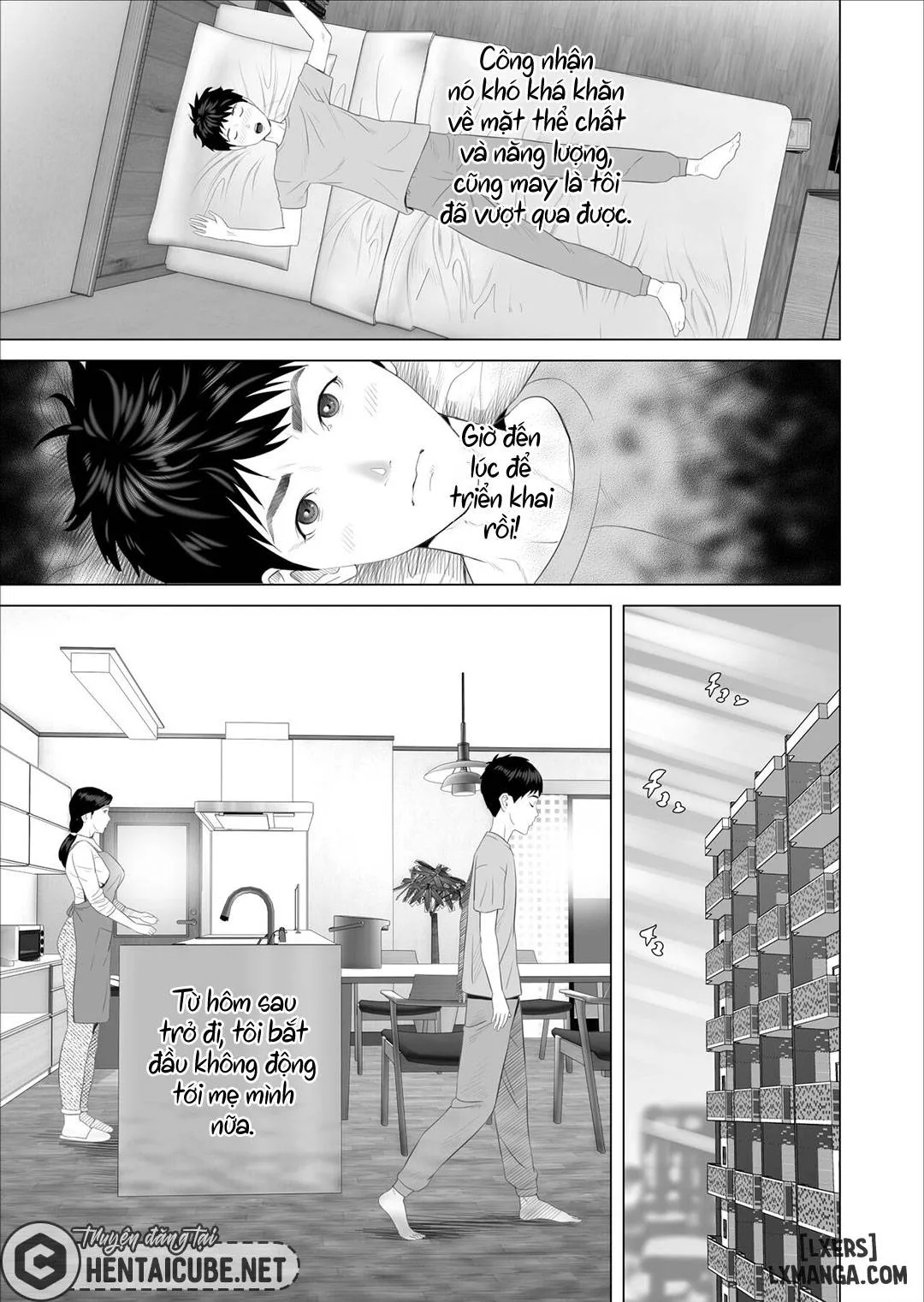 HentaiVN.net - Ảnh 8 - Kinjo Yuuwaku Boku ga Okaa-san to Konna Koto ni Nacchau Hanashi (5-END) - Chương 7