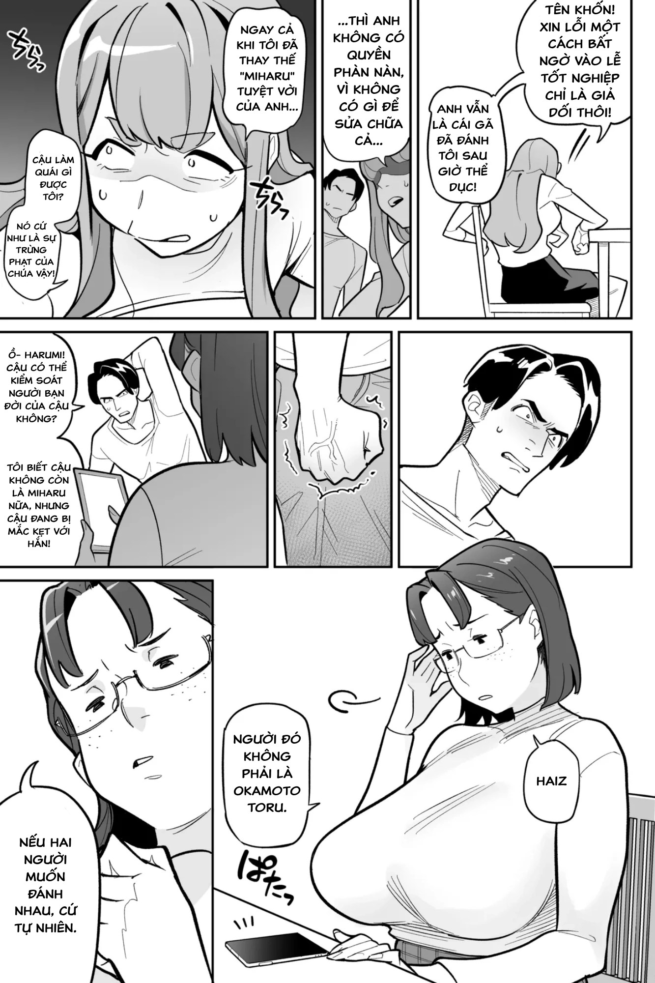 HentaiVN.net - Ảnh 20 - Hiện tượng hoán đổi linh hồn – Câu chuyện thứ hai: Honda Miharu - OneShot (siêu dài)