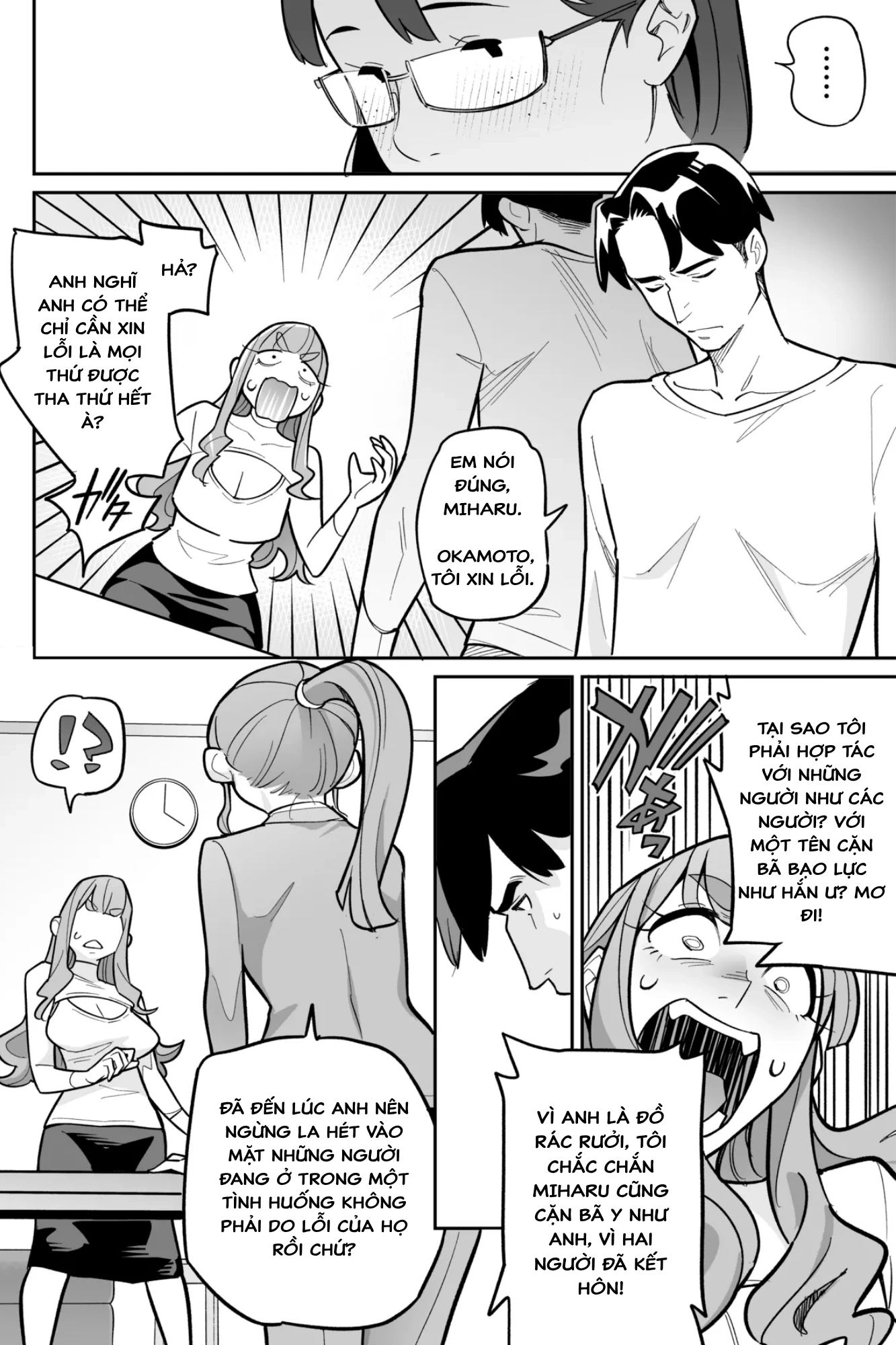 HentaiVN.net - Ảnh 25 - Hiện tượng hoán đổi linh hồn – Câu chuyện thứ hai: Honda Miharu - OneShot (siêu dài)