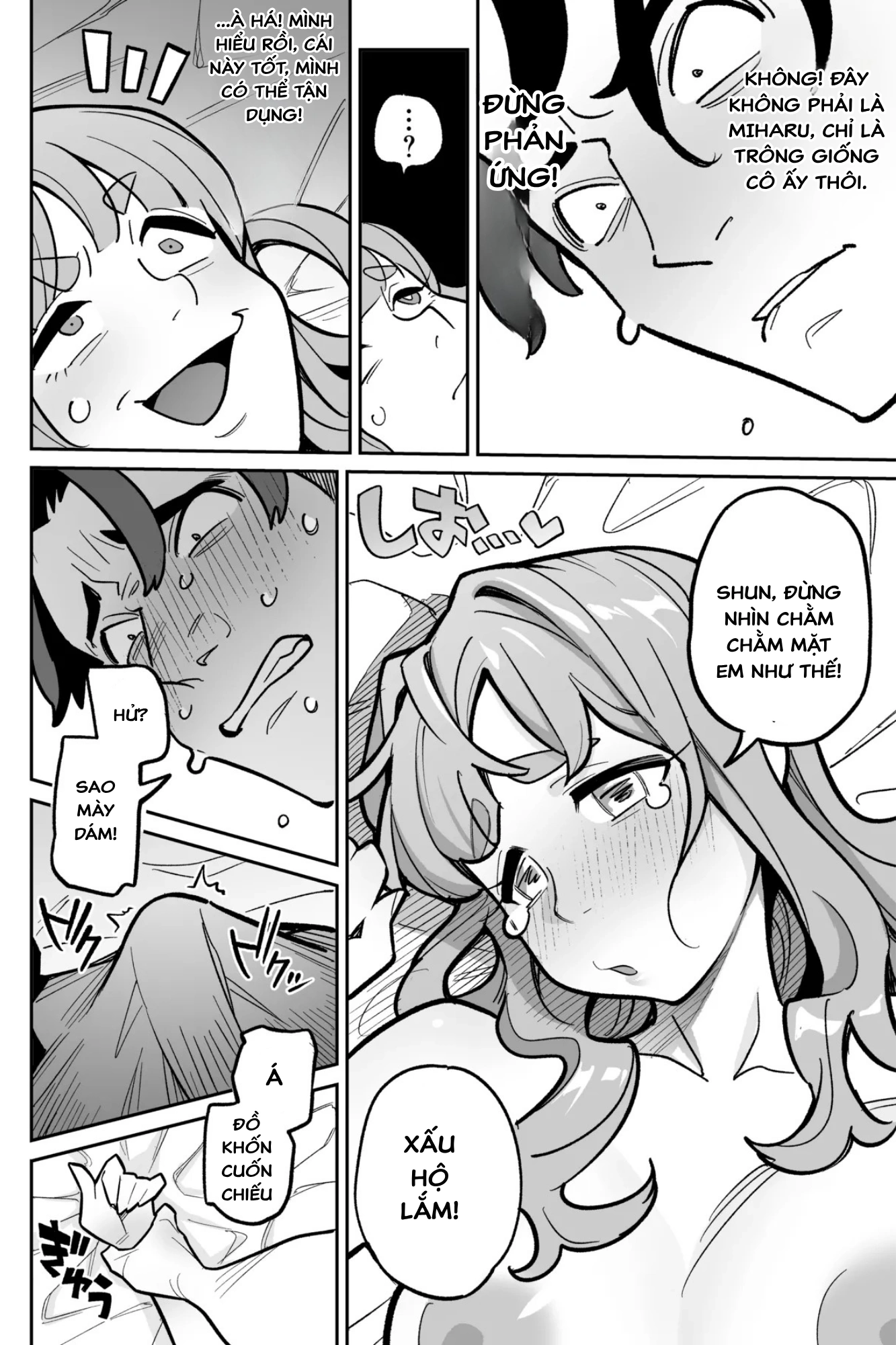 HentaiVN.net - Ảnh 31 - Hiện tượng hoán đổi linh hồn – Câu chuyện thứ hai: Honda Miharu - OneShot (siêu dài)