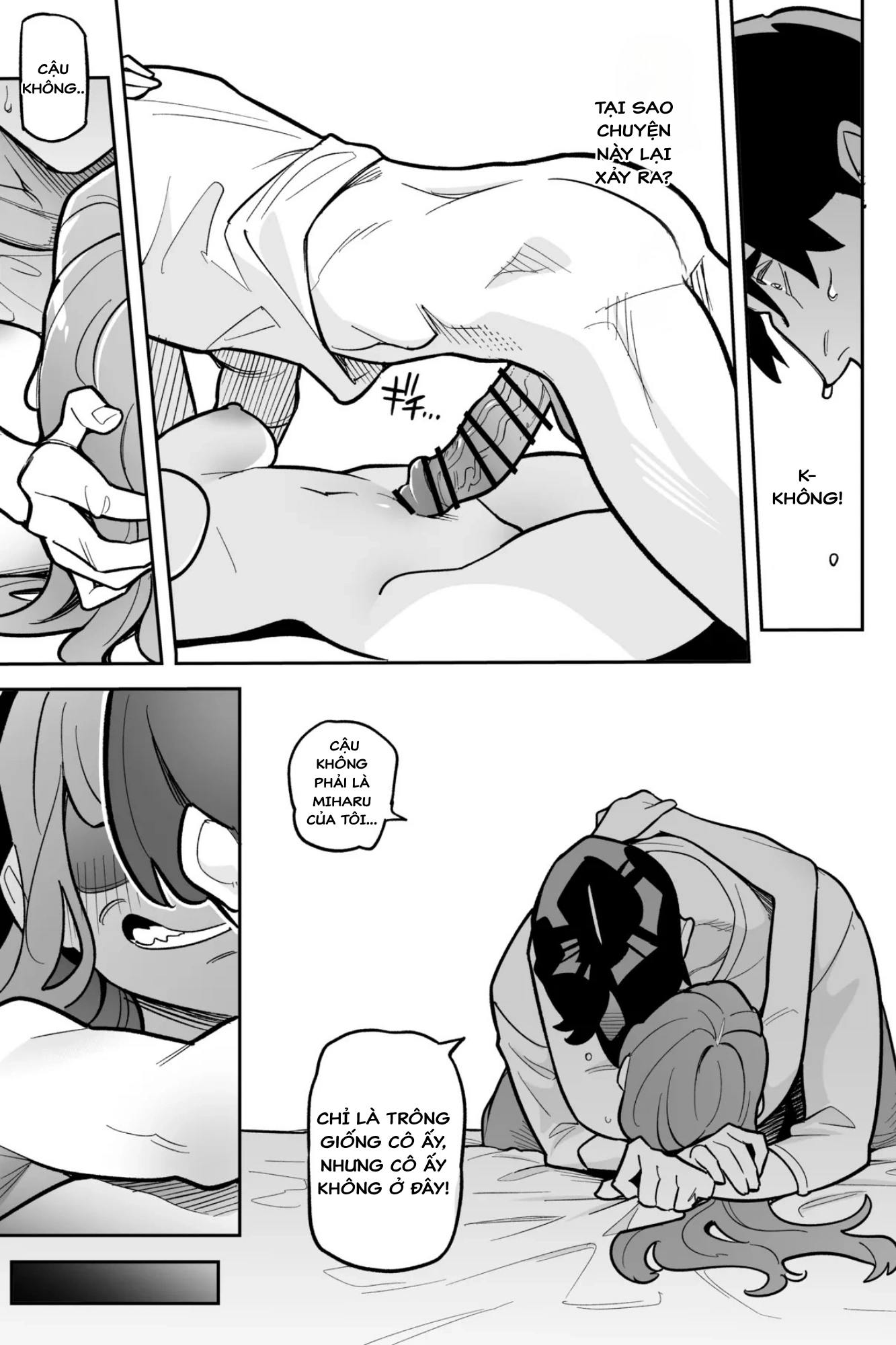 HentaiVN.net - Ảnh 42 - Hiện tượng hoán đổi linh hồn – Câu chuyện thứ hai: Honda Miharu - OneShot (siêu dài)