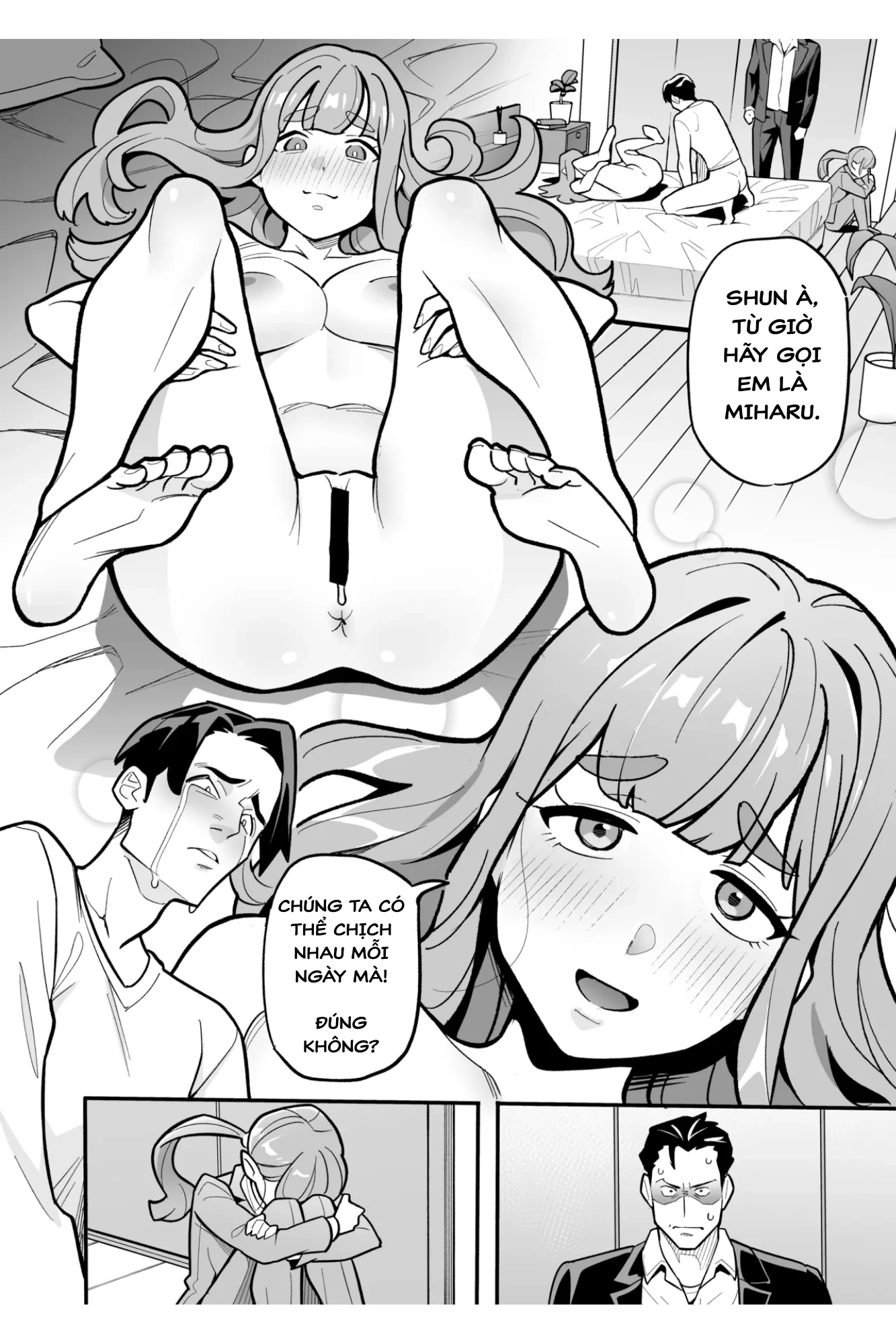 HentaiVN.net - Ảnh 51 - Hiện tượng hoán đổi linh hồn – Câu chuyện thứ hai: Honda Miharu - OneShot (siêu dài)