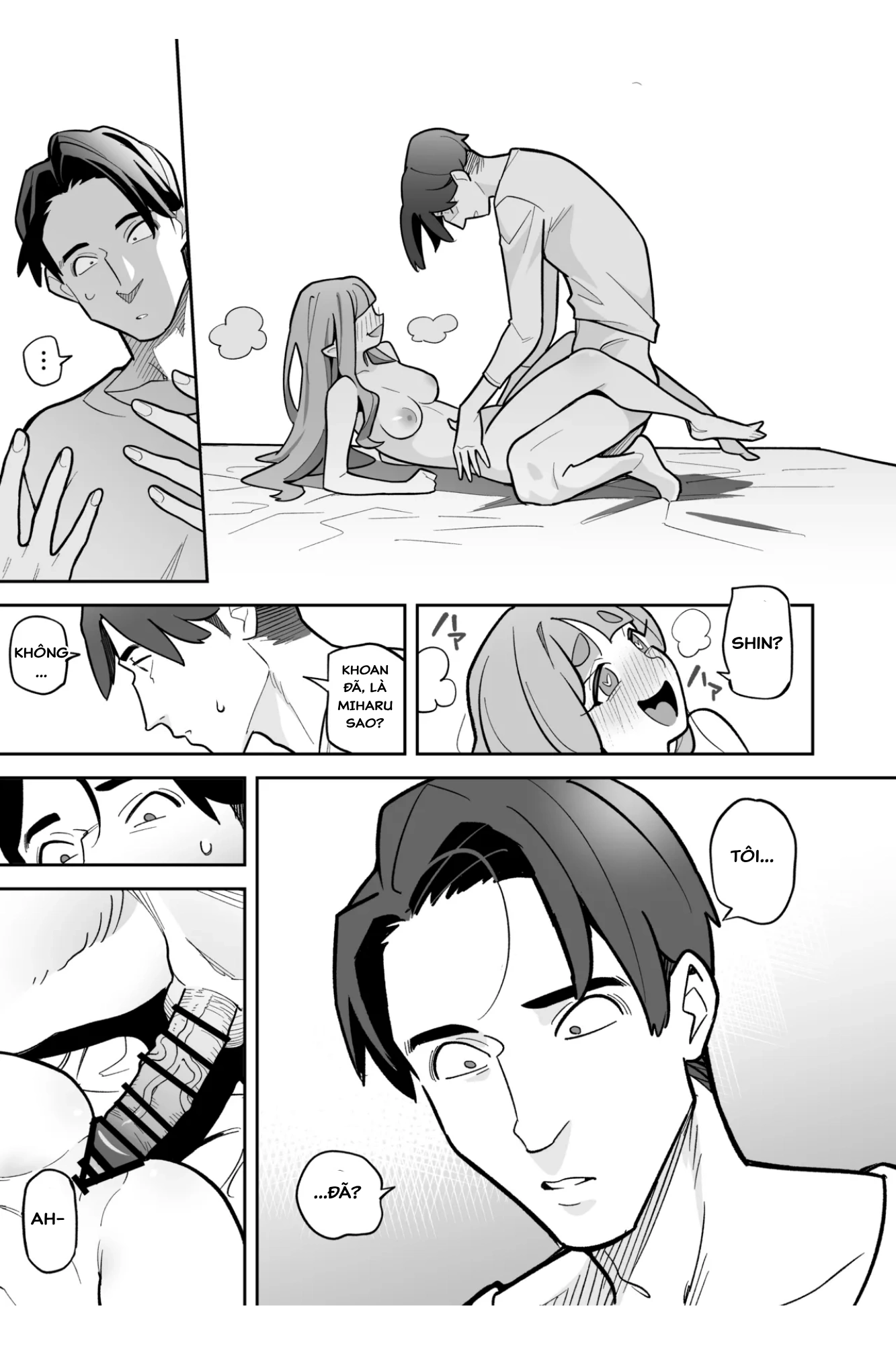 HentaiVN.net - Ảnh 56 - Hiện tượng hoán đổi linh hồn – Câu chuyện thứ hai: Honda Miharu - OneShot (siêu dài)