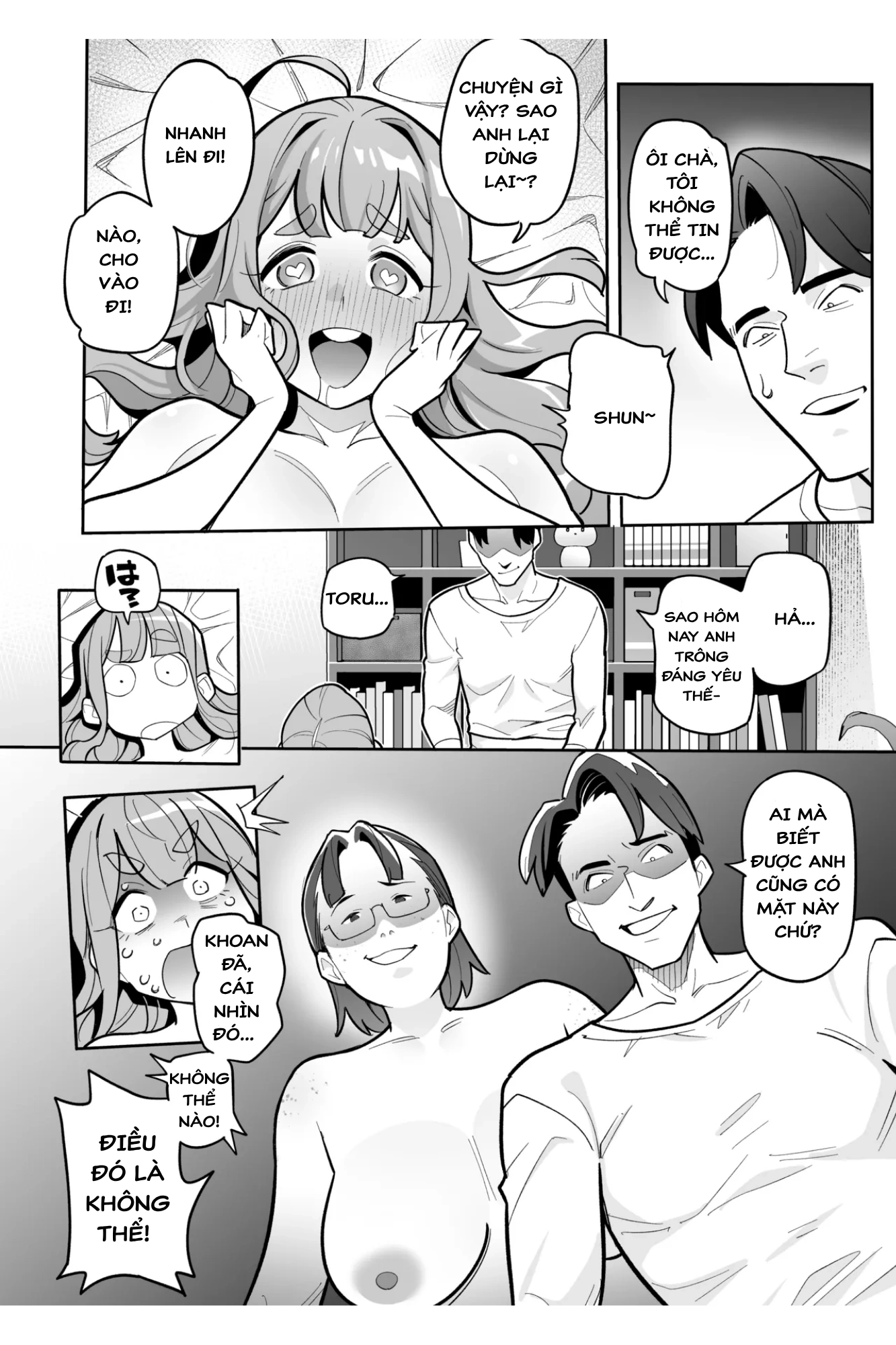 HentaiVN.net - Ảnh 57 - Hiện tượng hoán đổi linh hồn – Câu chuyện thứ hai: Honda Miharu - OneShot (siêu dài)