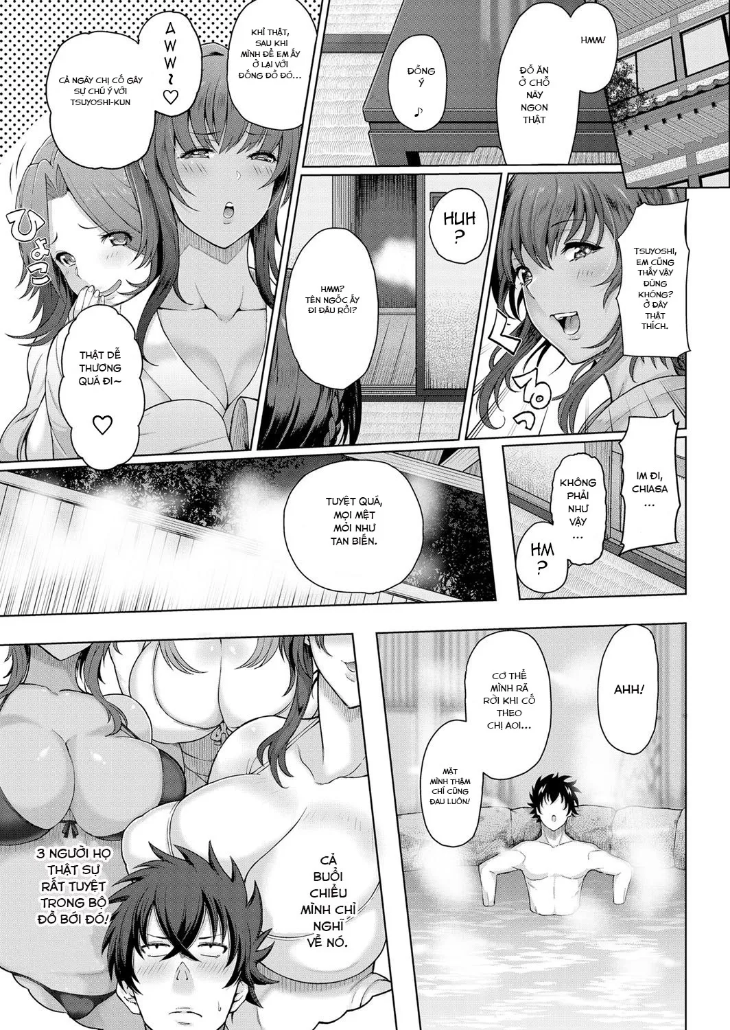 HentaiVN.net - Ảnh 5 - Toshiue Zukushi Jukushita Sanshimai [The Three Older, Mature Sisters Next Door] - Chap 1