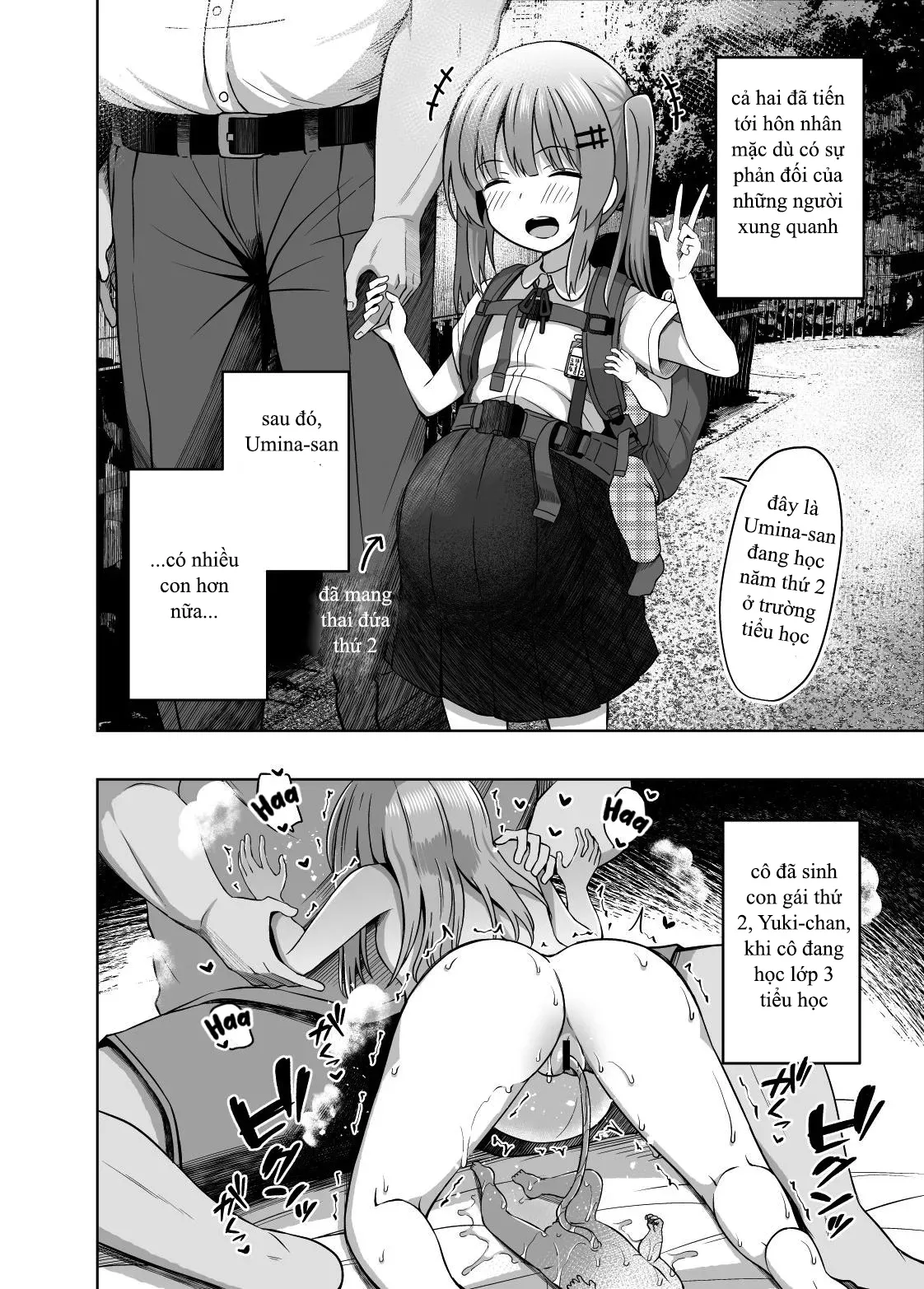 HentaiVN.net - Ảnh 11 - My Mama and I gave Birth While I was in Elementary School! - Oneshot