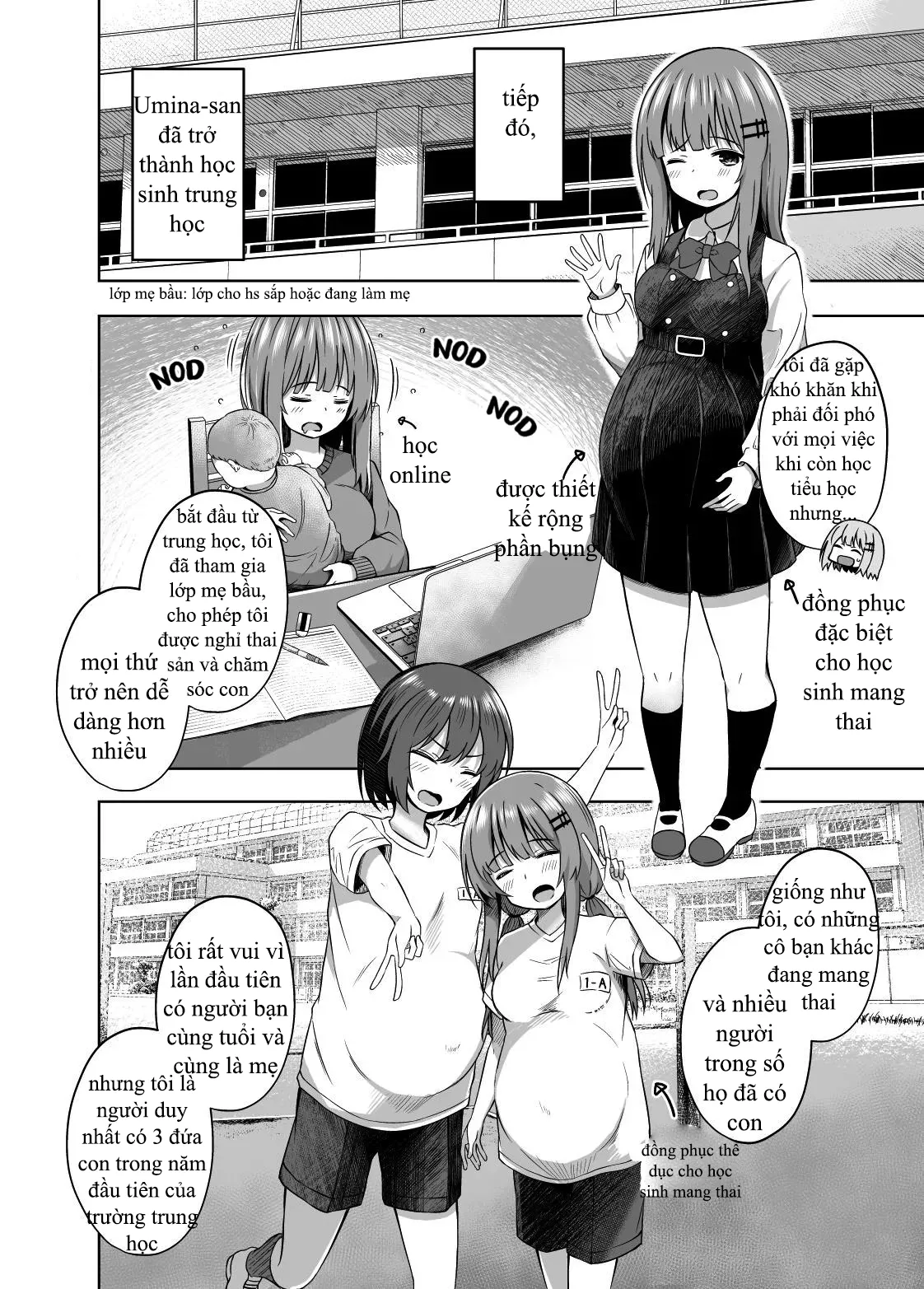 HentaiVN.net - Ảnh 17 - My Mama and I gave Birth While I was in Elementary School! - Oneshot