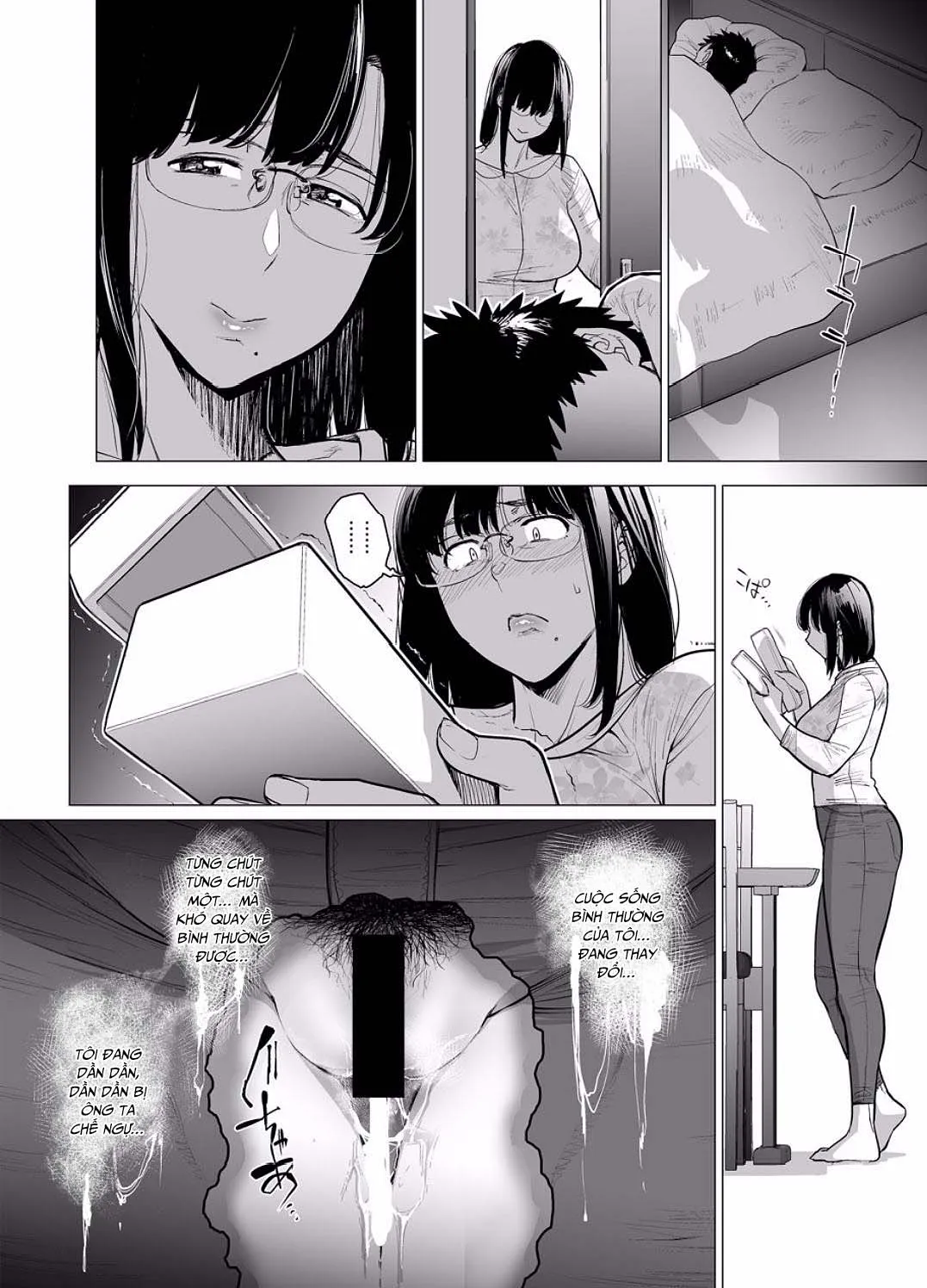 HentaiVN.net - Ảnh 21 - Sự hy sinh của Người vợ [Somerare - Mizu Yari] - Chap 3 siêu phẩm cumback