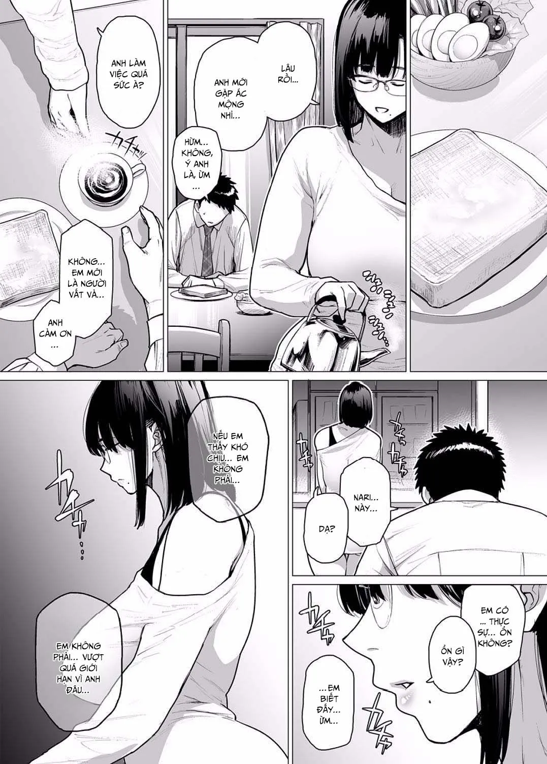 HentaiVN.net - Ảnh 3 - Sự hy sinh của Người vợ [Somerare - Mizu Yari] - Chap 3 siêu phẩm cumback